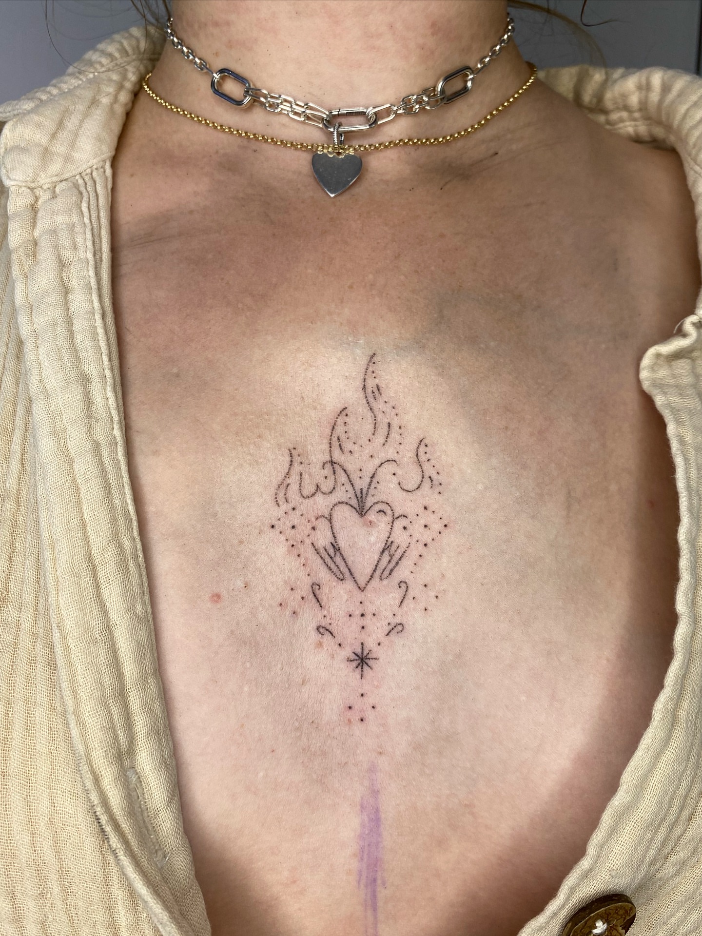 Tattoo by @pokyopokyo — dotwork