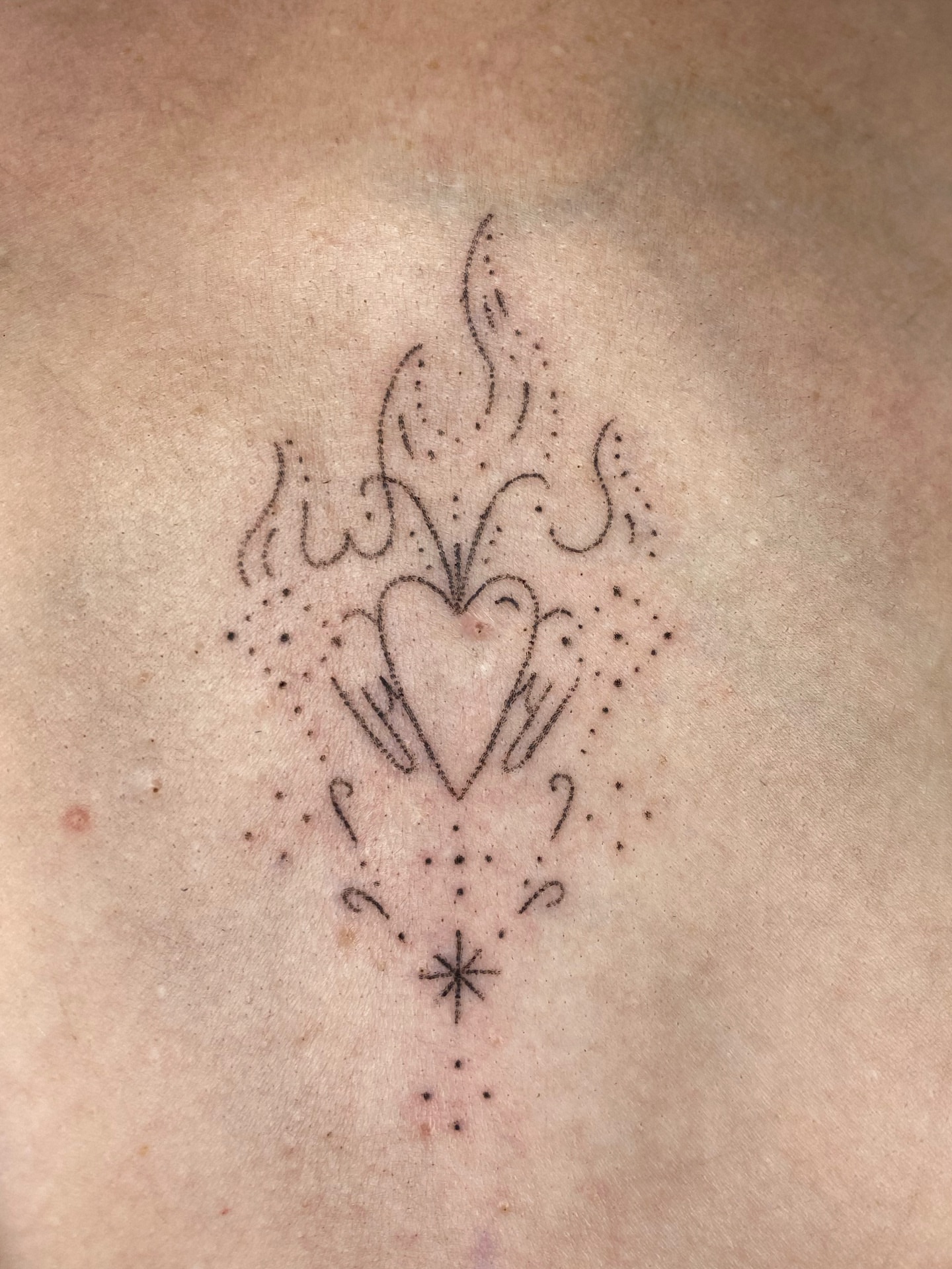 Tattoo by @pokyopokyo — dotwork