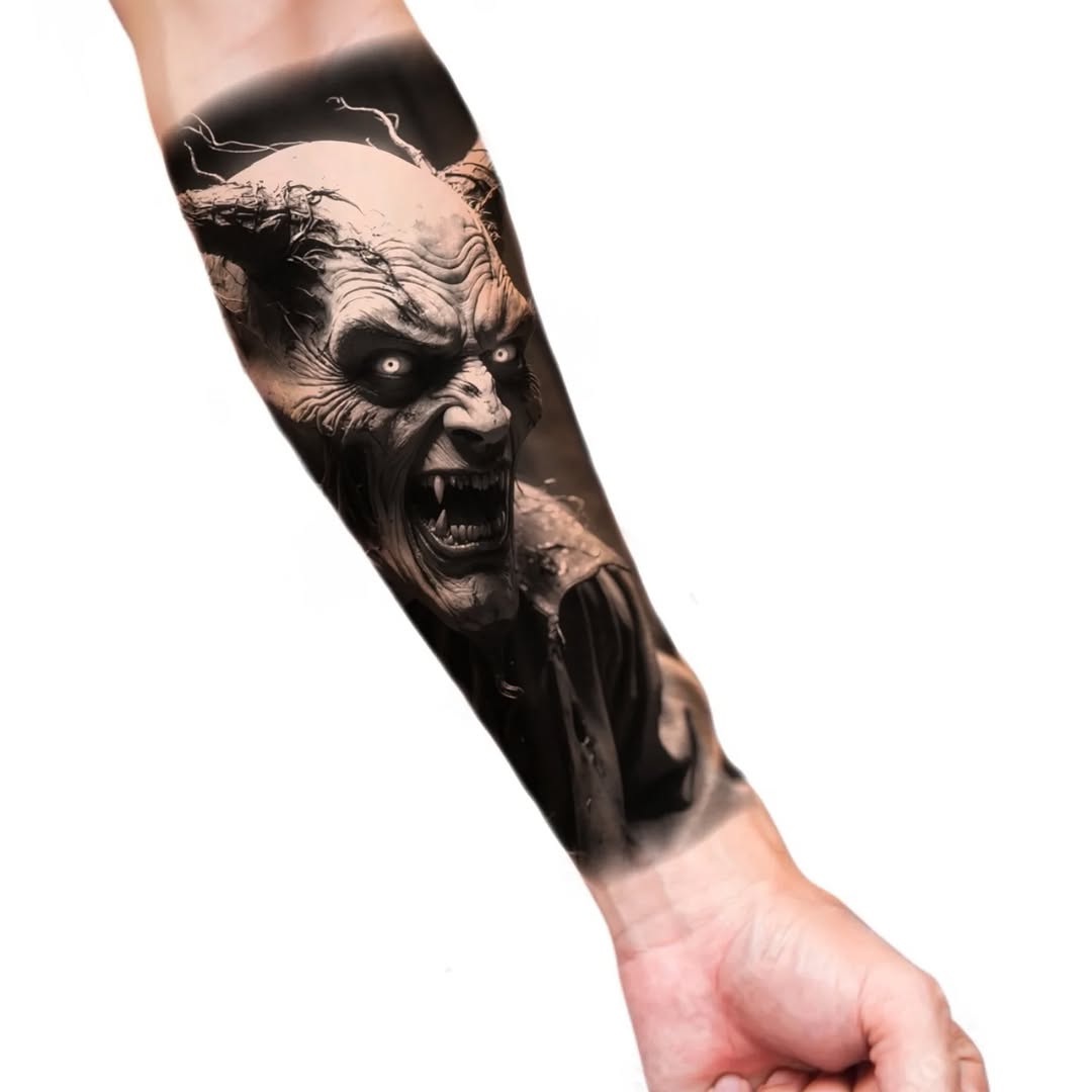 Tattoo by @alexlondontattoo โ realism, dark_realism