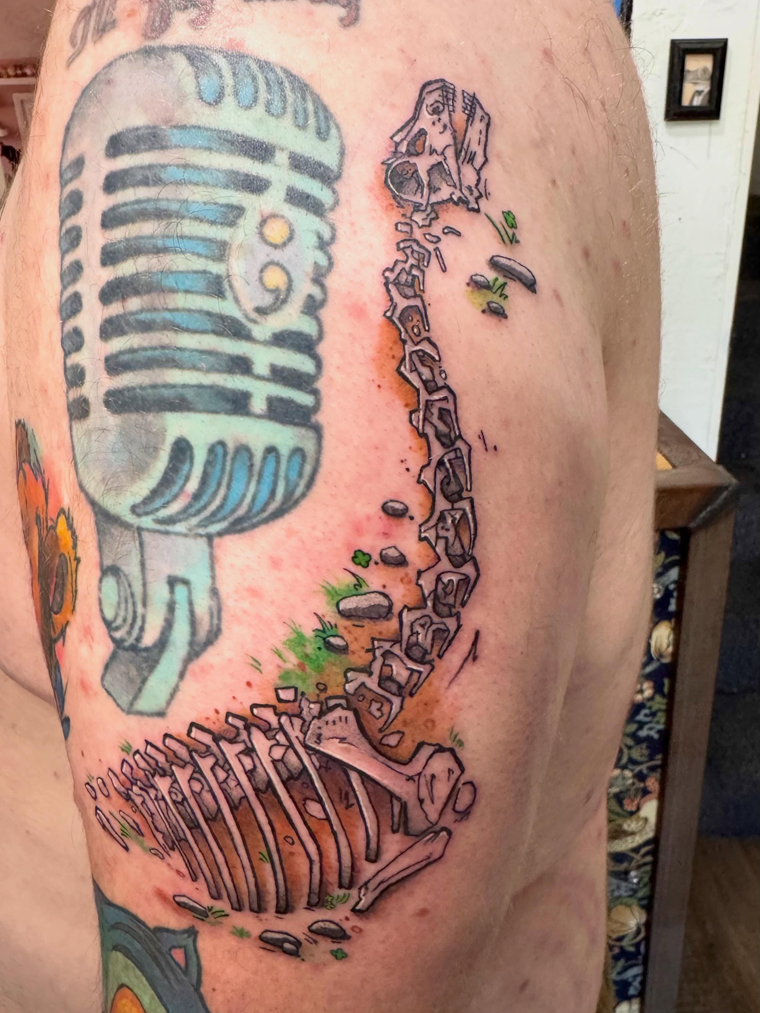 Tattoo by @topaciotattoos — american_traditional, dotwork