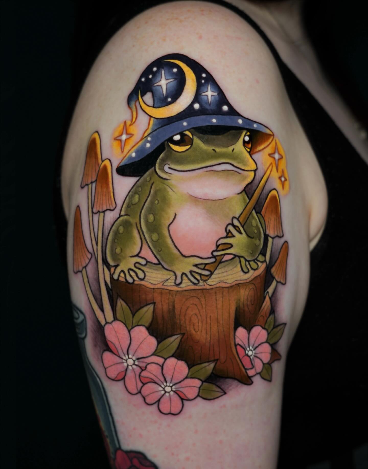 Tattoo by @sketchbrooke_ — dotwork, realism