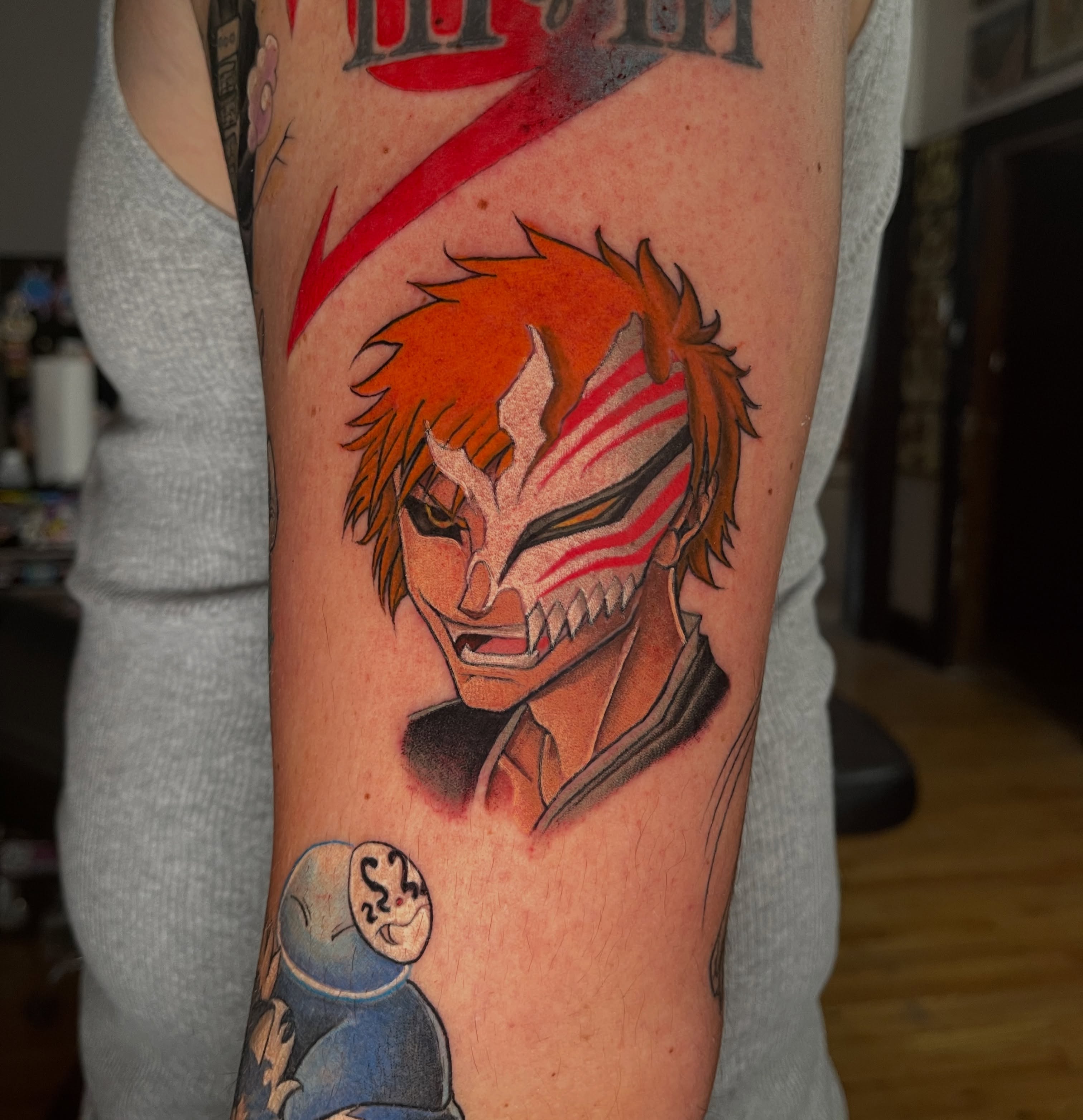 Tattoo by @space.paranoid — anime