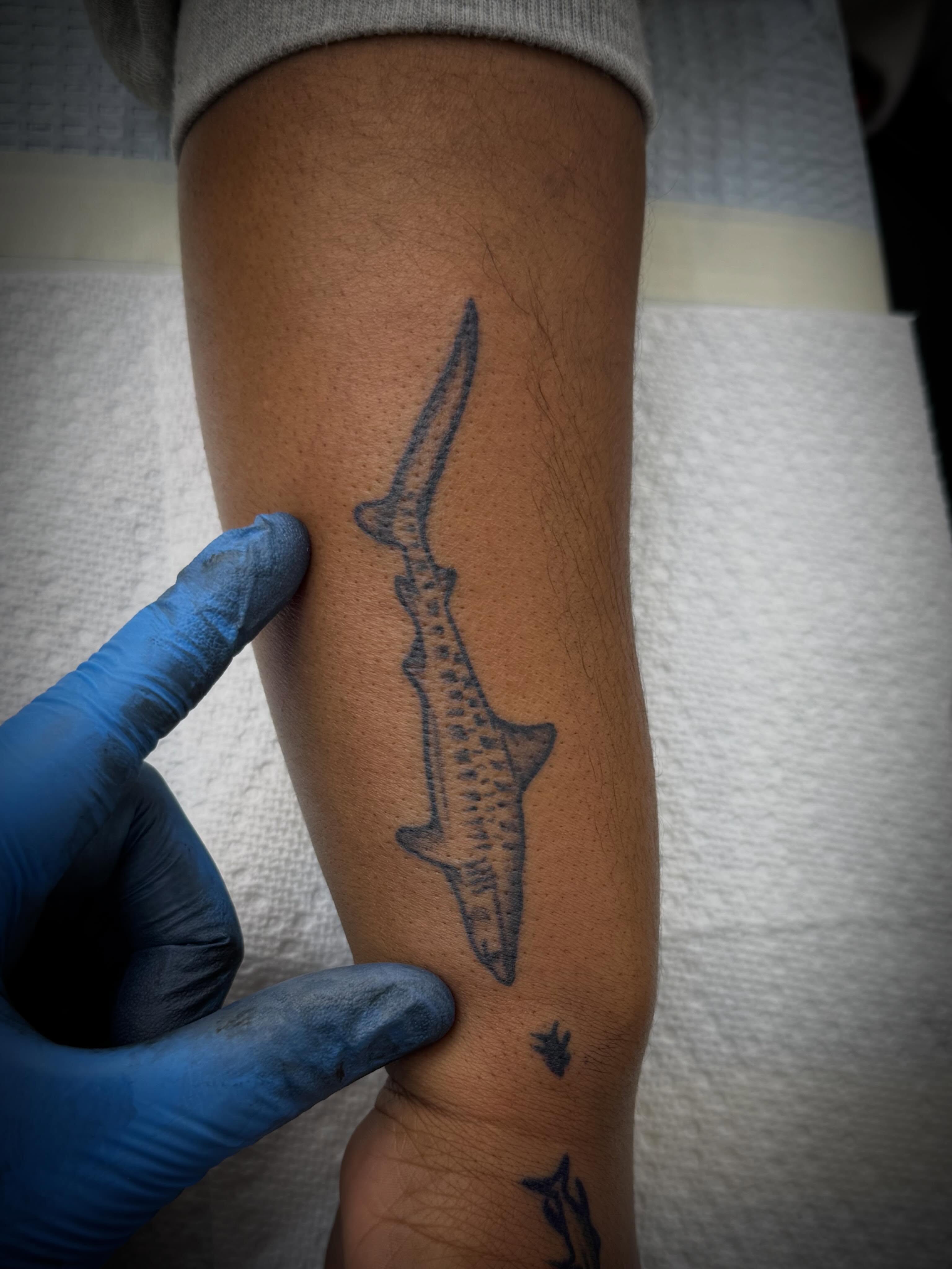 Tattoo by @iamdevinstattoos — black_and_grey