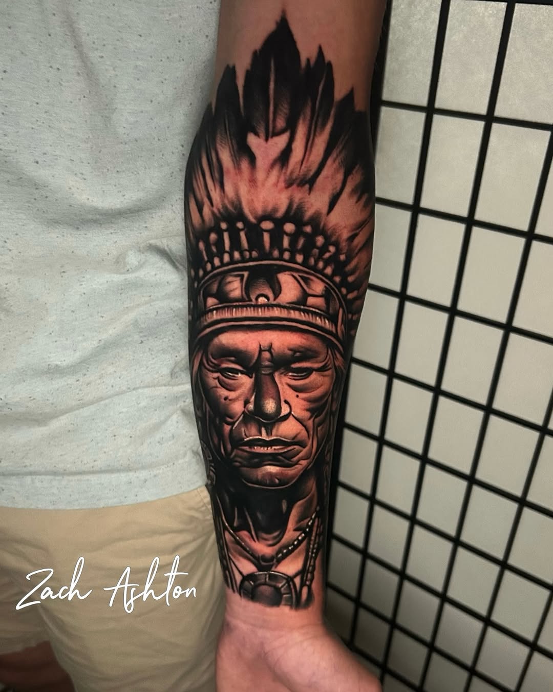 Tattoo by @zachashtontattoo — realism, black_and_grey