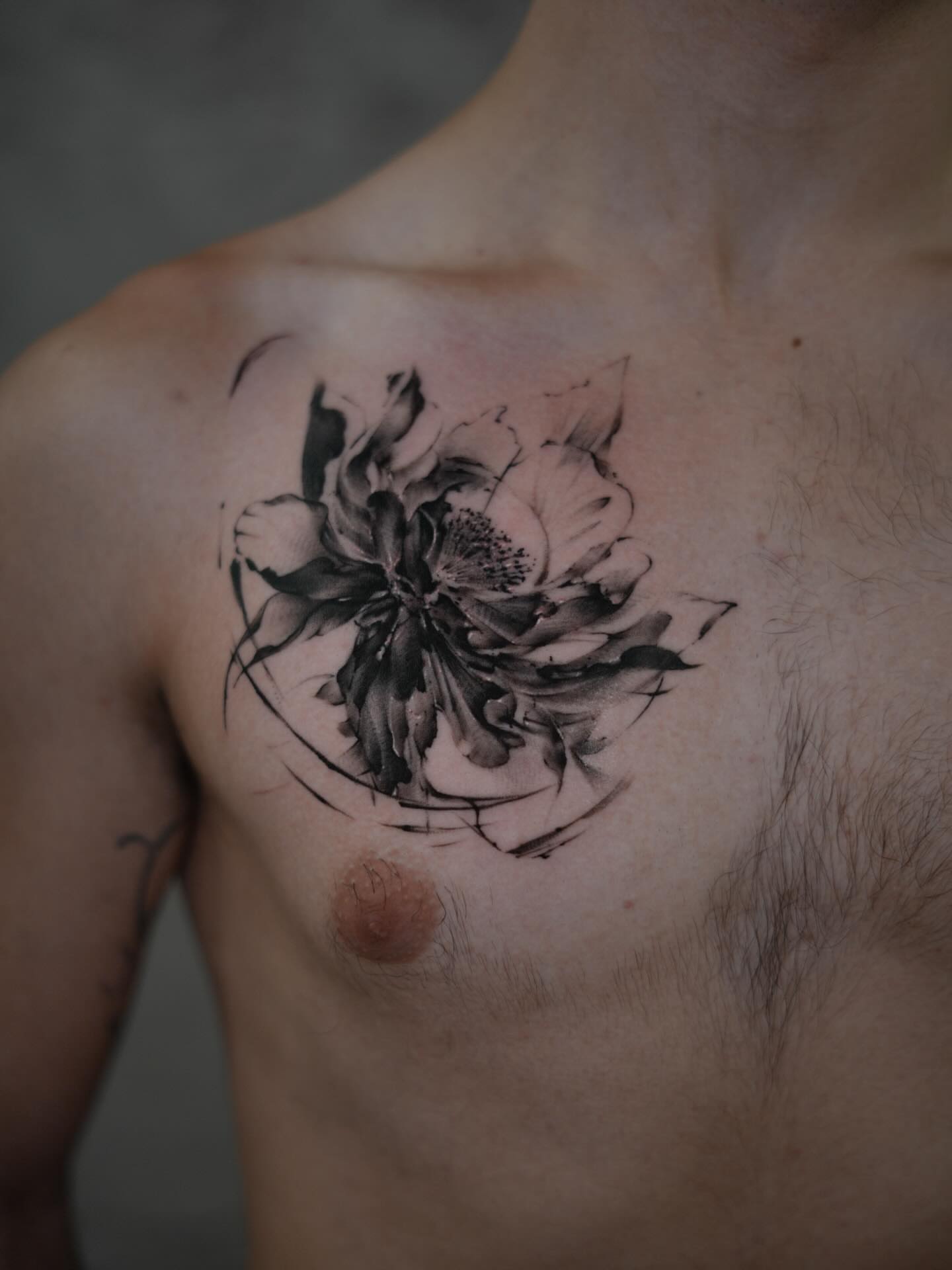 Tattoo by @mr.yang_tattoo — black_and_grey, realism