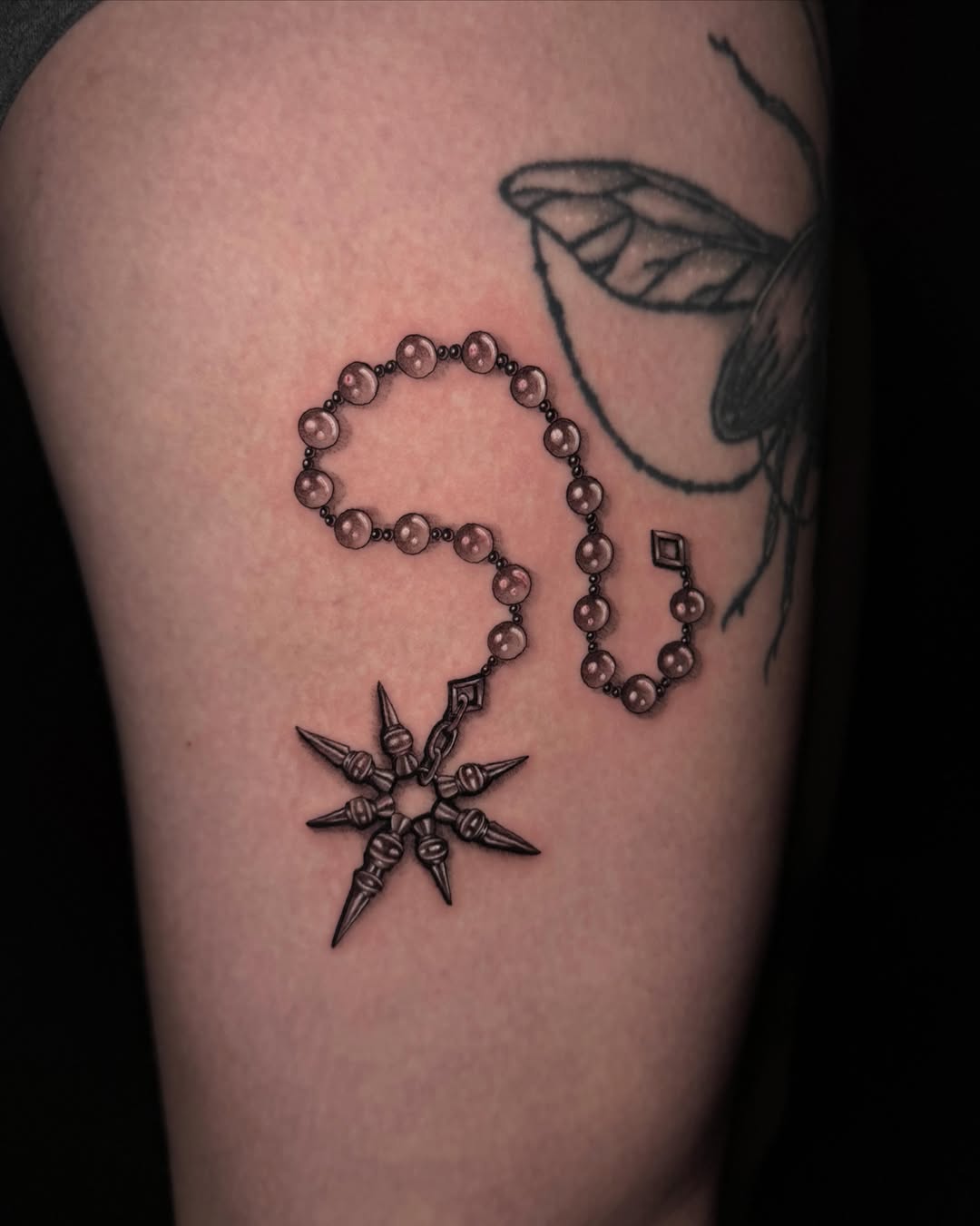 Tattoo by @lyssa_jtattoo — black_and_grey