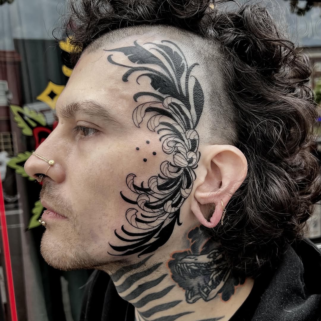 Tattoo by @joncrooktattoo — blackwork, ornamental