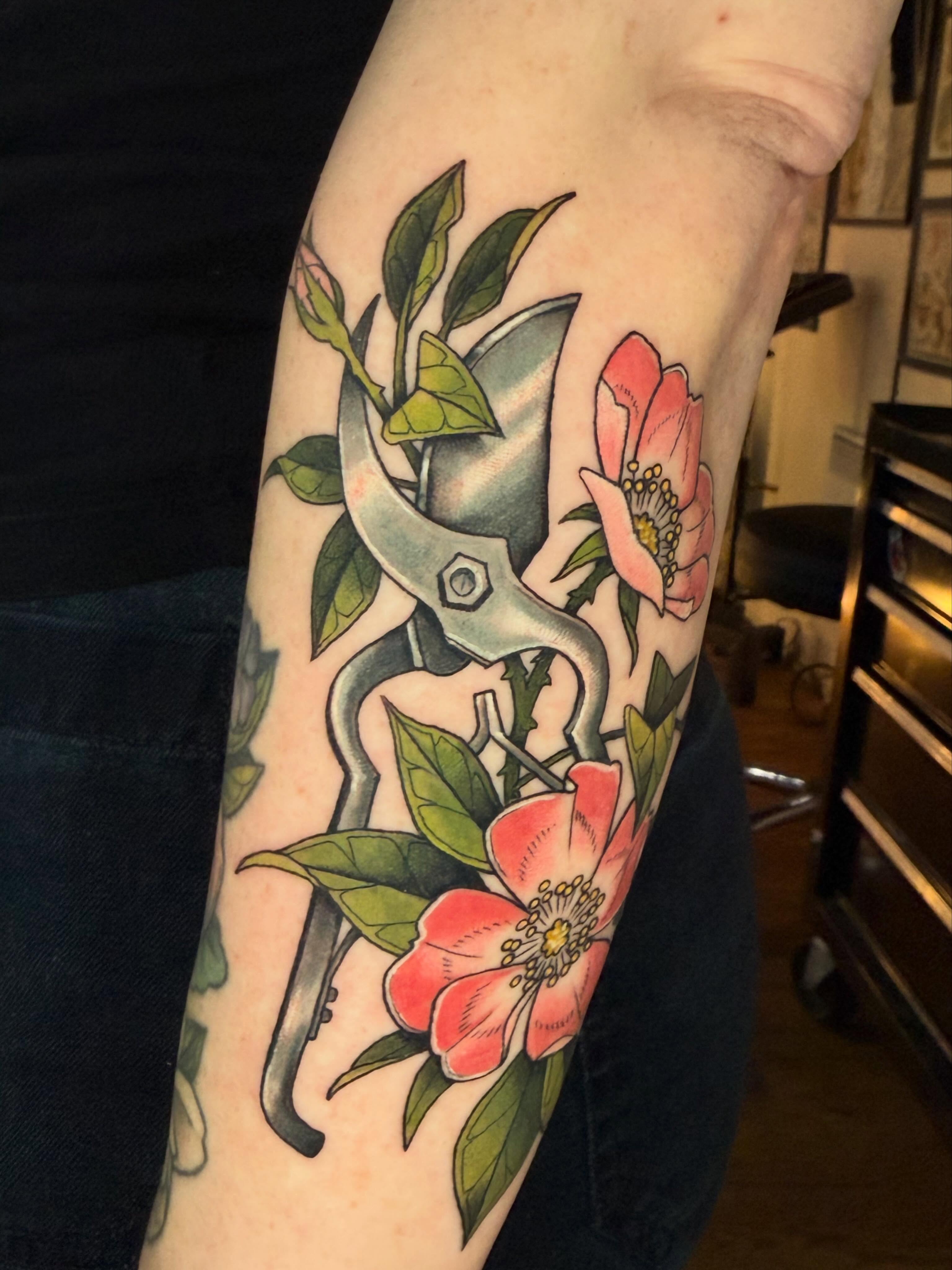 Tattoo by @bisbytattoos — american_traditional, realism
