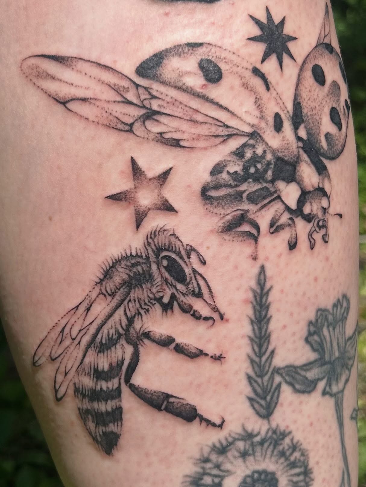 Tattoo by @millersmods — black_and_grey