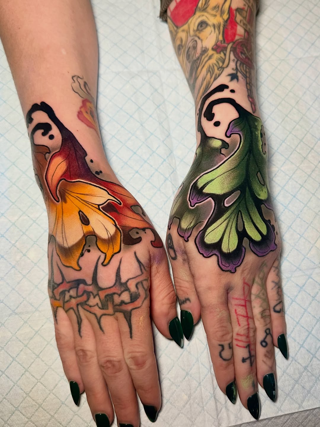Tattoo by @neon.decay.tattoos — neo_traditional, blackwork