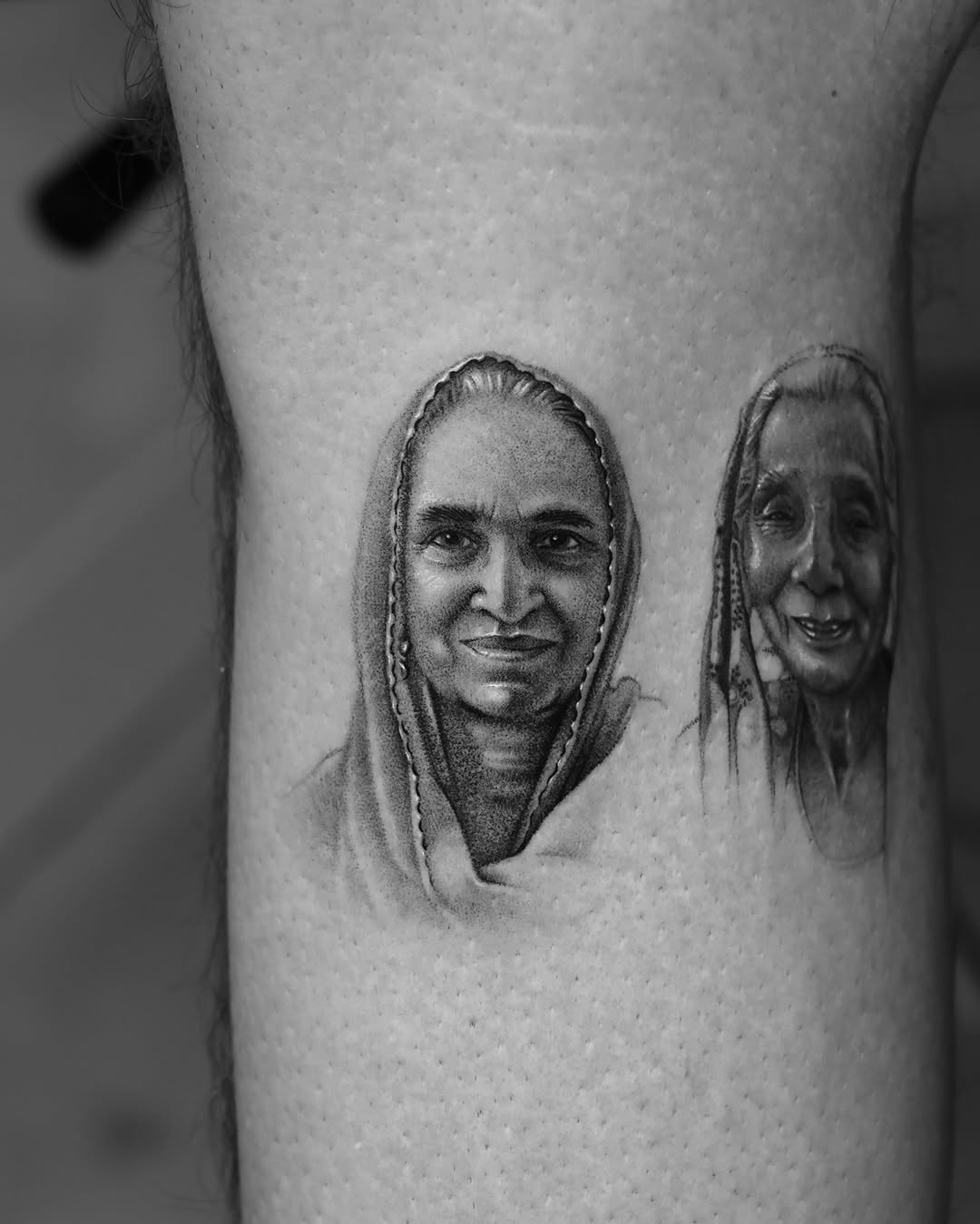 Tattoo by @cheontattoo — realism, black_and_grey