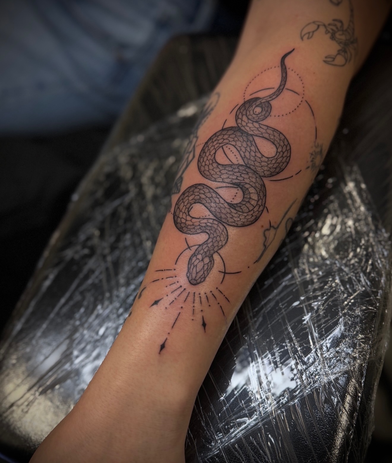 Tattoo by @rikkybobbytattoo — black_and_grey