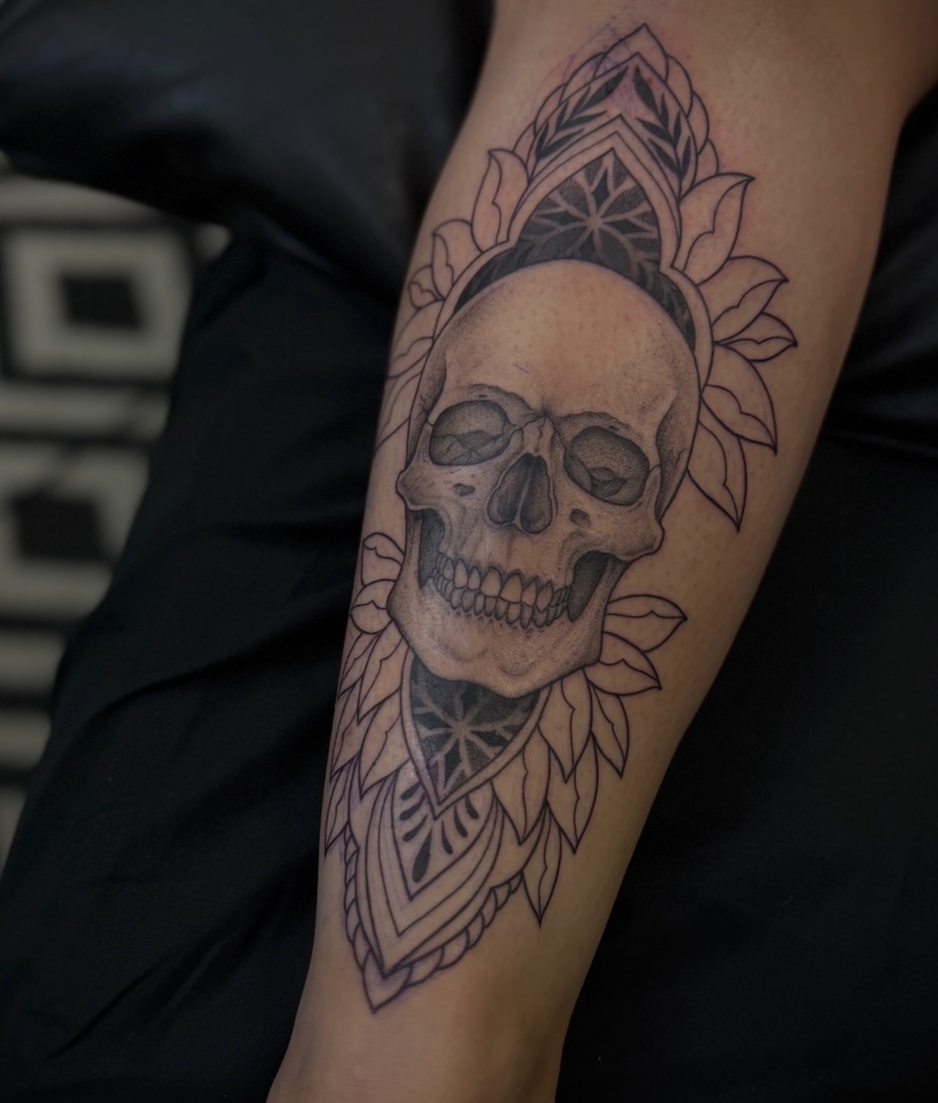 Tattoo by @rikkybobbytattoo — black_and_grey, realism