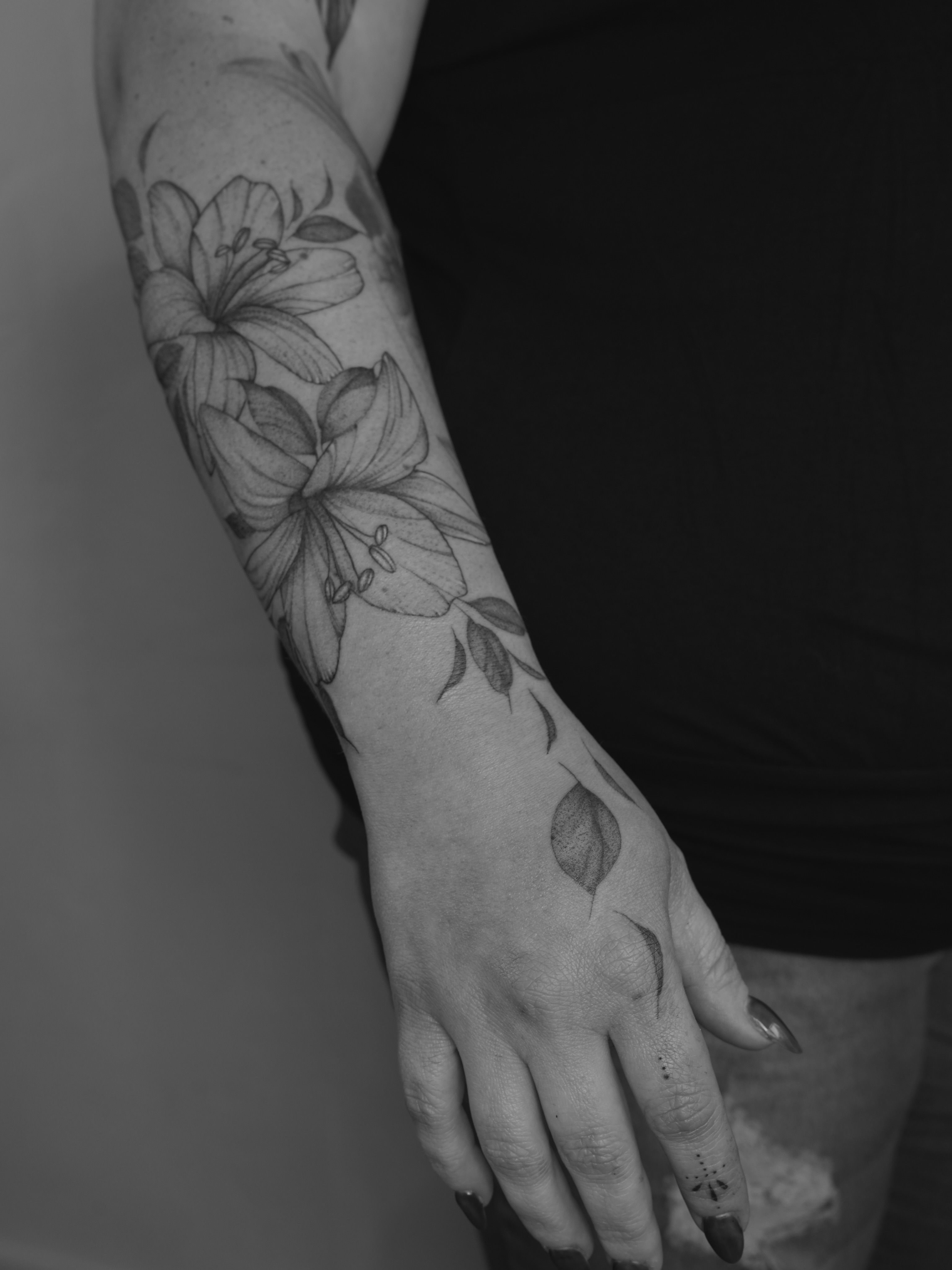 Tattoo by @burningrebelliontattoo β black_and_grey