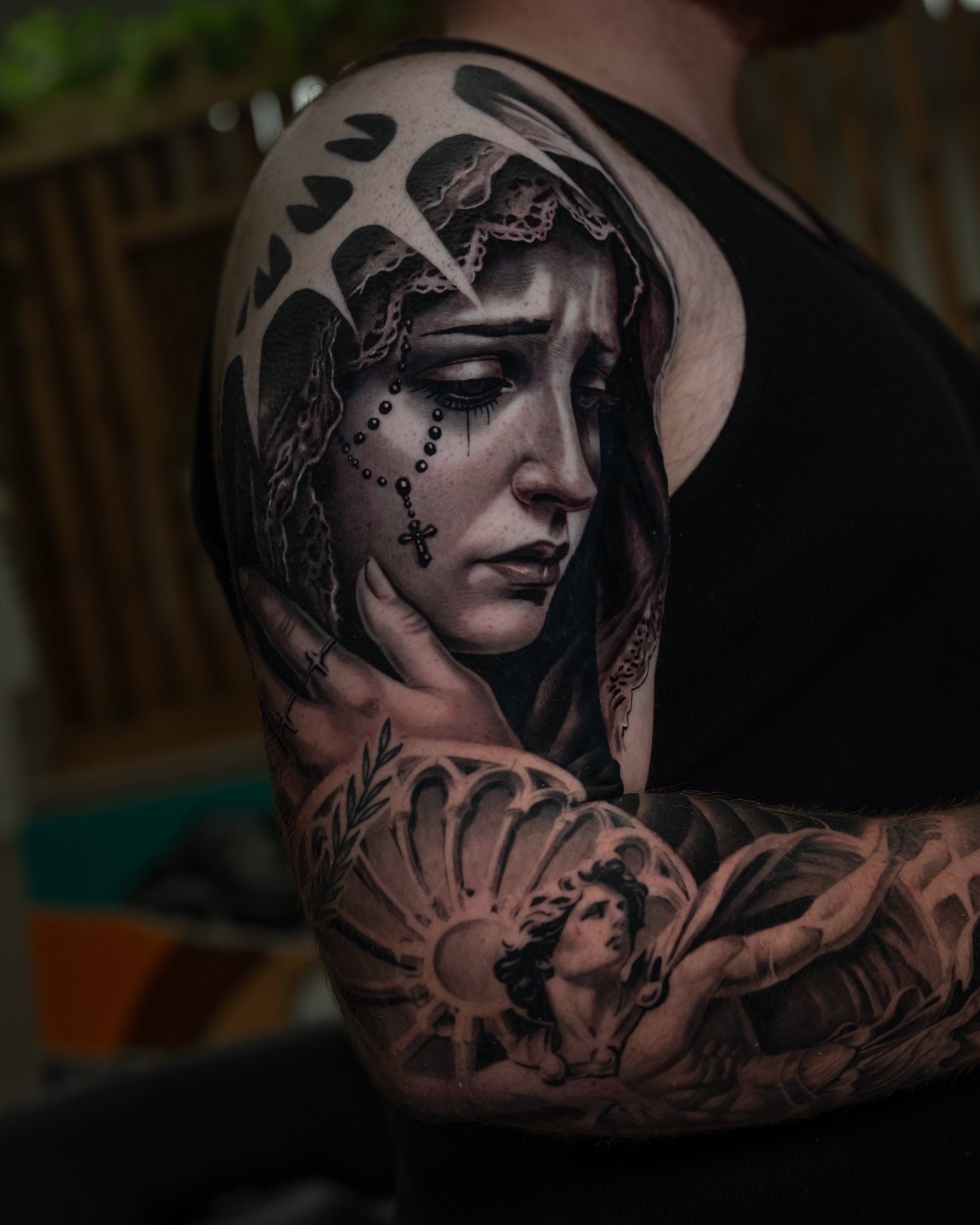 Tattoo by @inkbyjavi — realism, dark_realism
