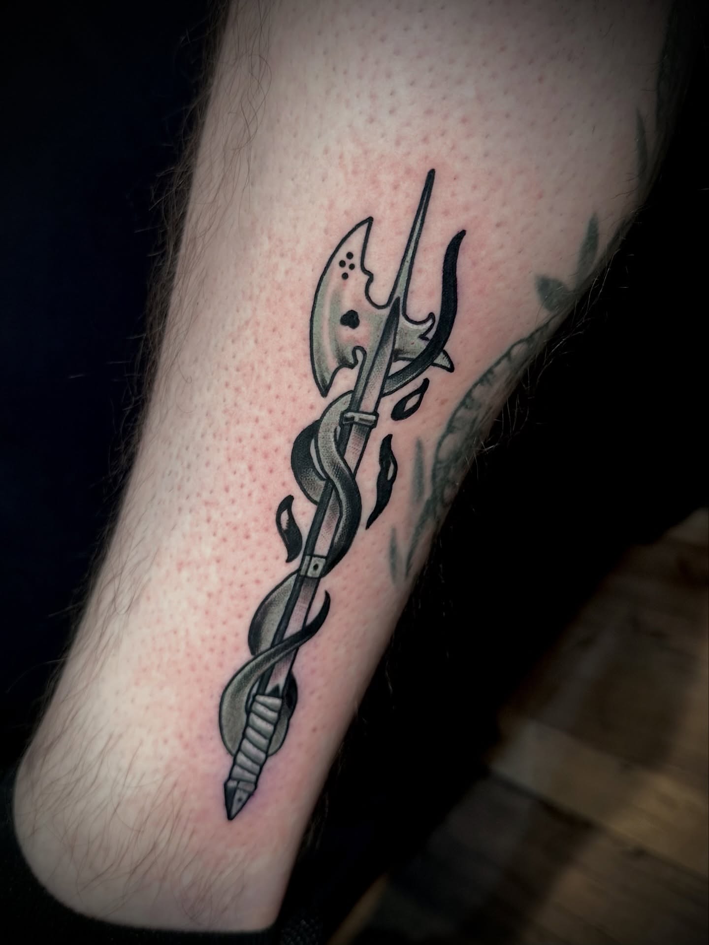 Tattoo by @teddigarsontattoos — black_and_grey