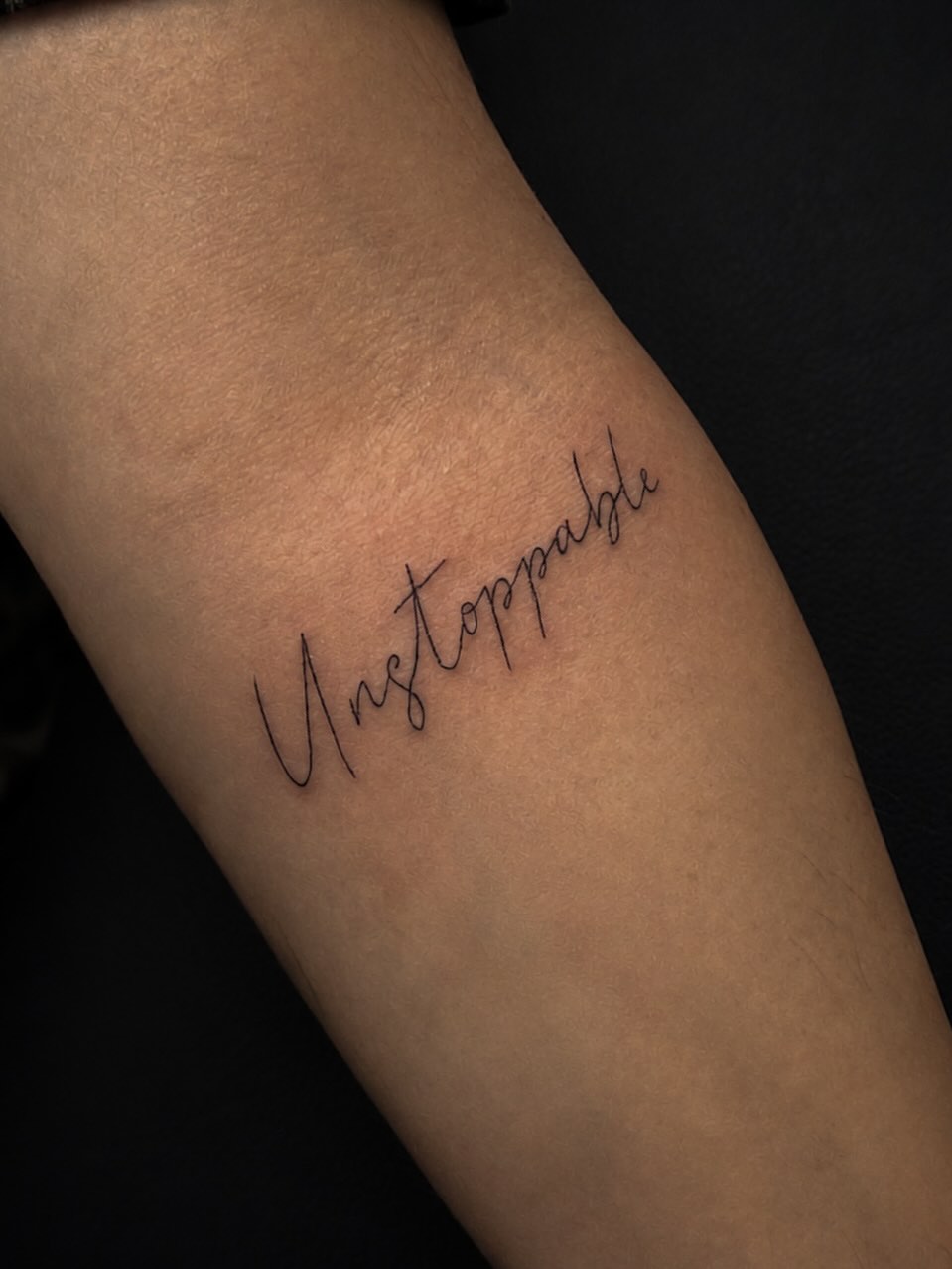 Tattoo by @_nk_fedorchenko — lettering_script, fine_line