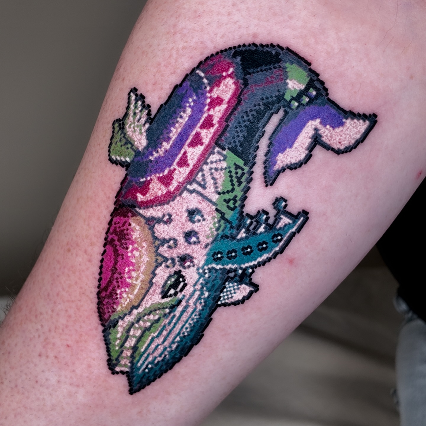 Lizard dotwork tattoo on the forearm by m r p i x e l ๐ธ๐ฌ