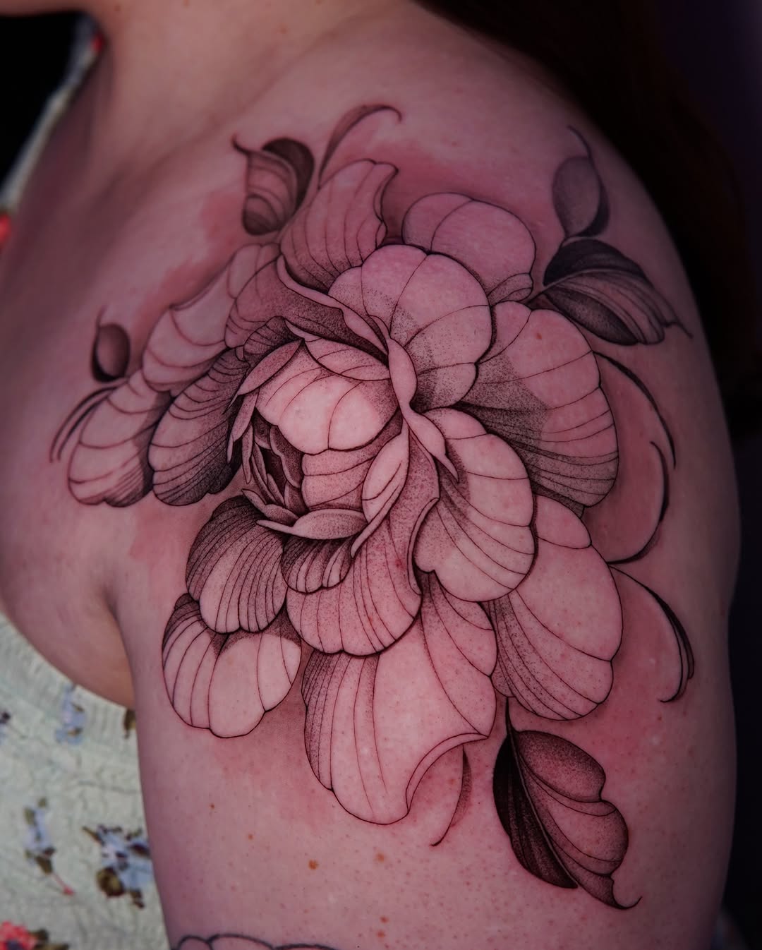 Tattoo by @moe_tatts β fine_line, dotwork