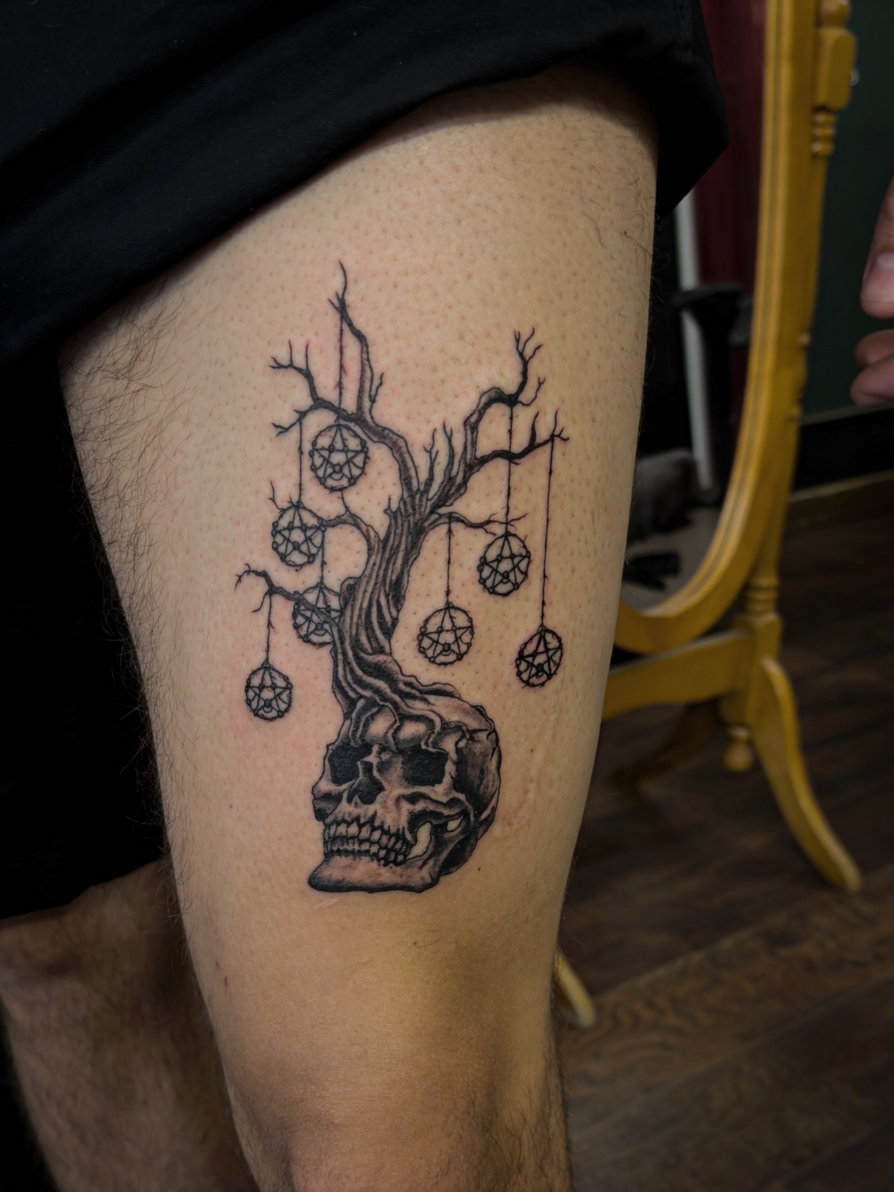 Tattoo by @saigeartwork — black_and_grey, realism