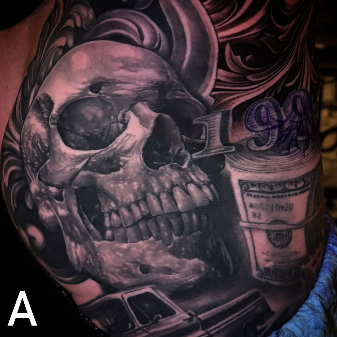 Tattoo by @chrisjansenofficial — realism, black_and_grey