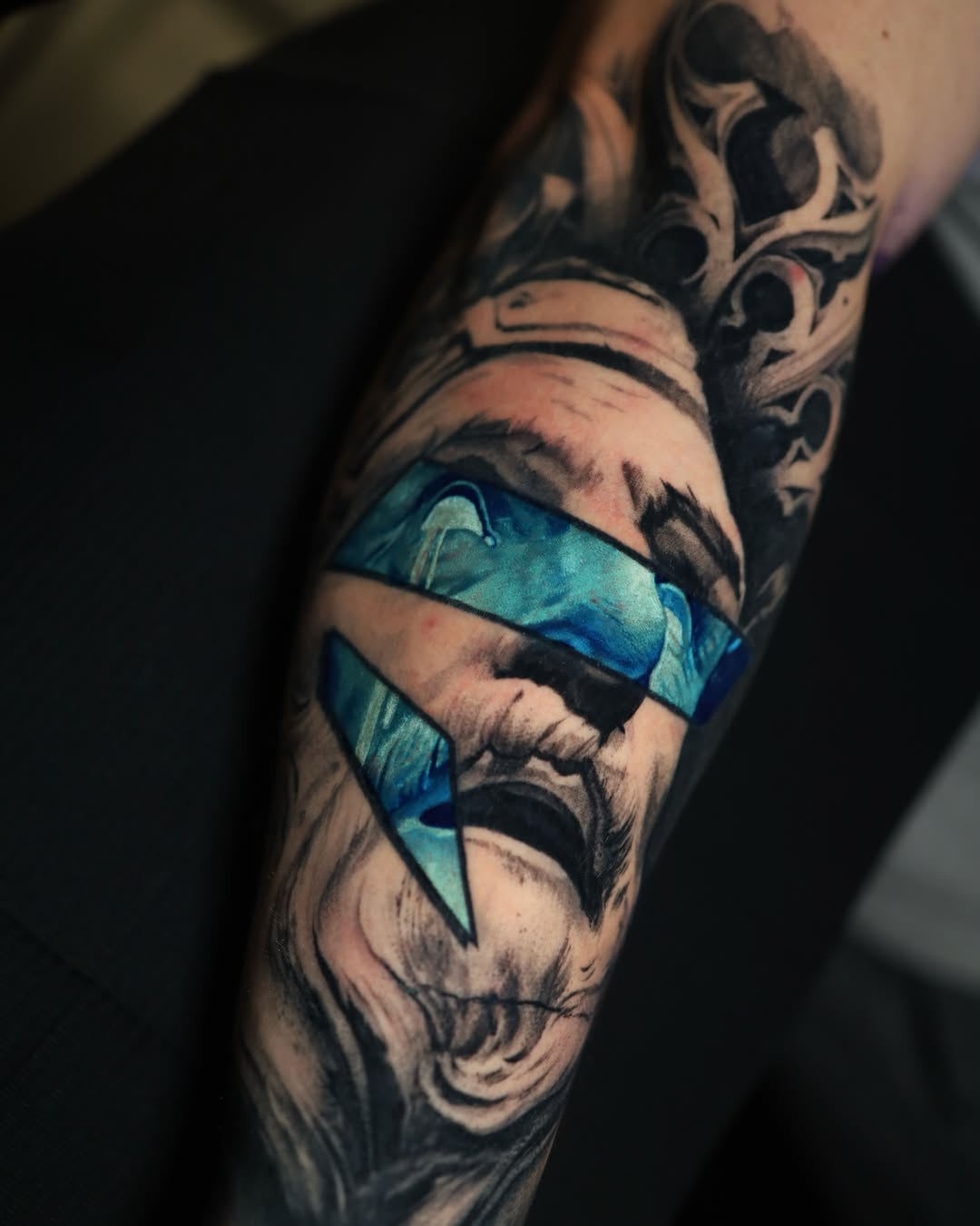 Tattoo by @gabrielvtattoos — realism, trash_polka
