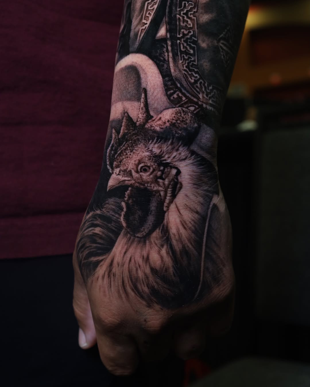 Tattoo by @gabrielvtattoos — realism, black_and_grey