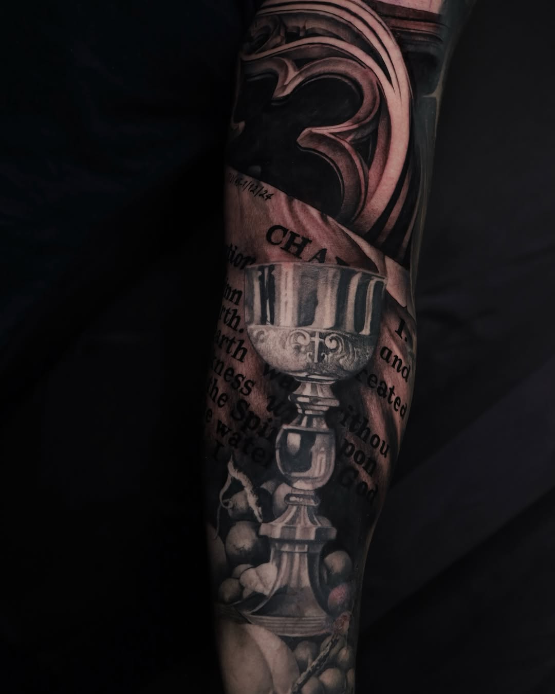 Tattoo by @gabrielvtattoos — realism, black_and_grey