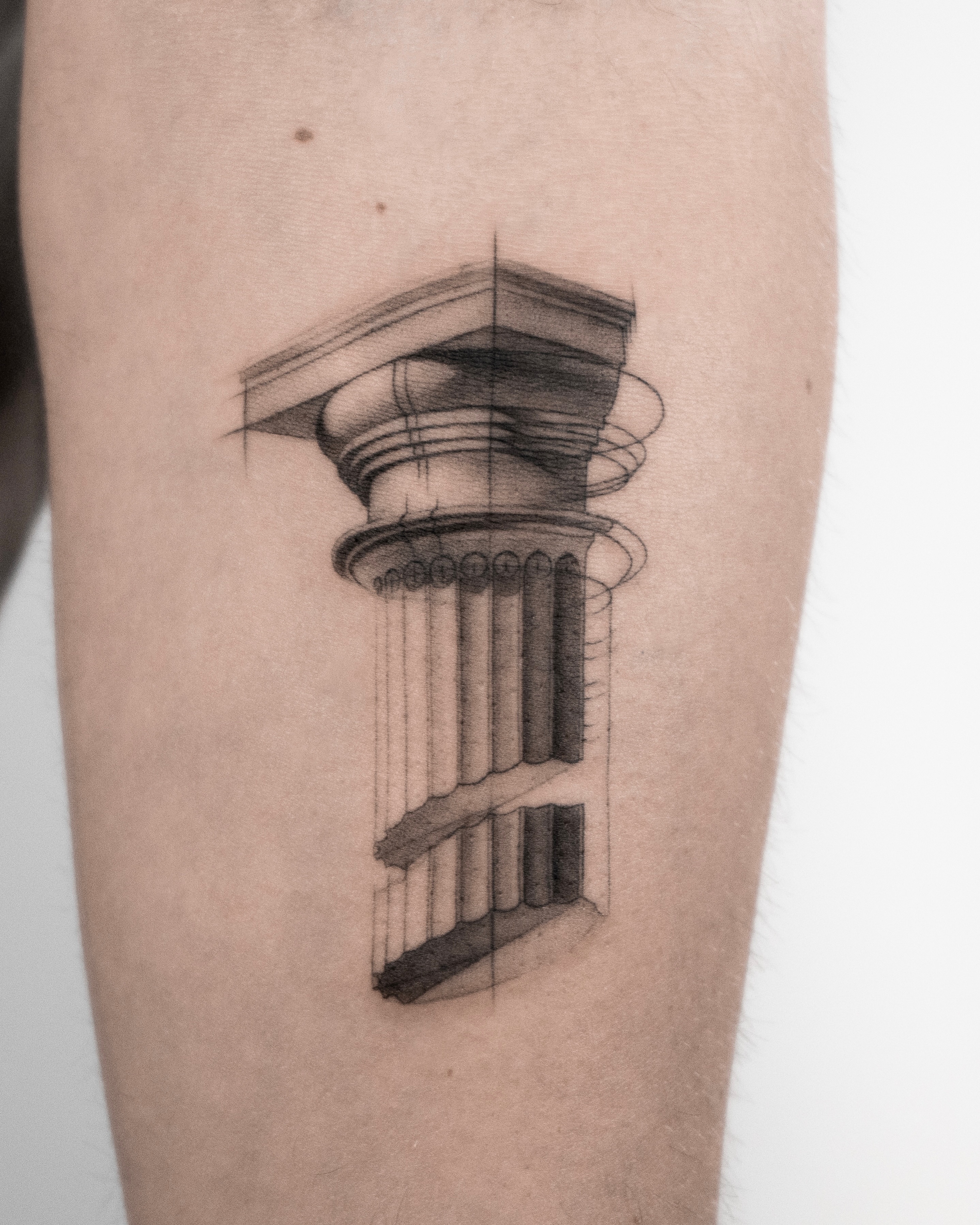 Tattoo by @lemontreeink — black_and_grey