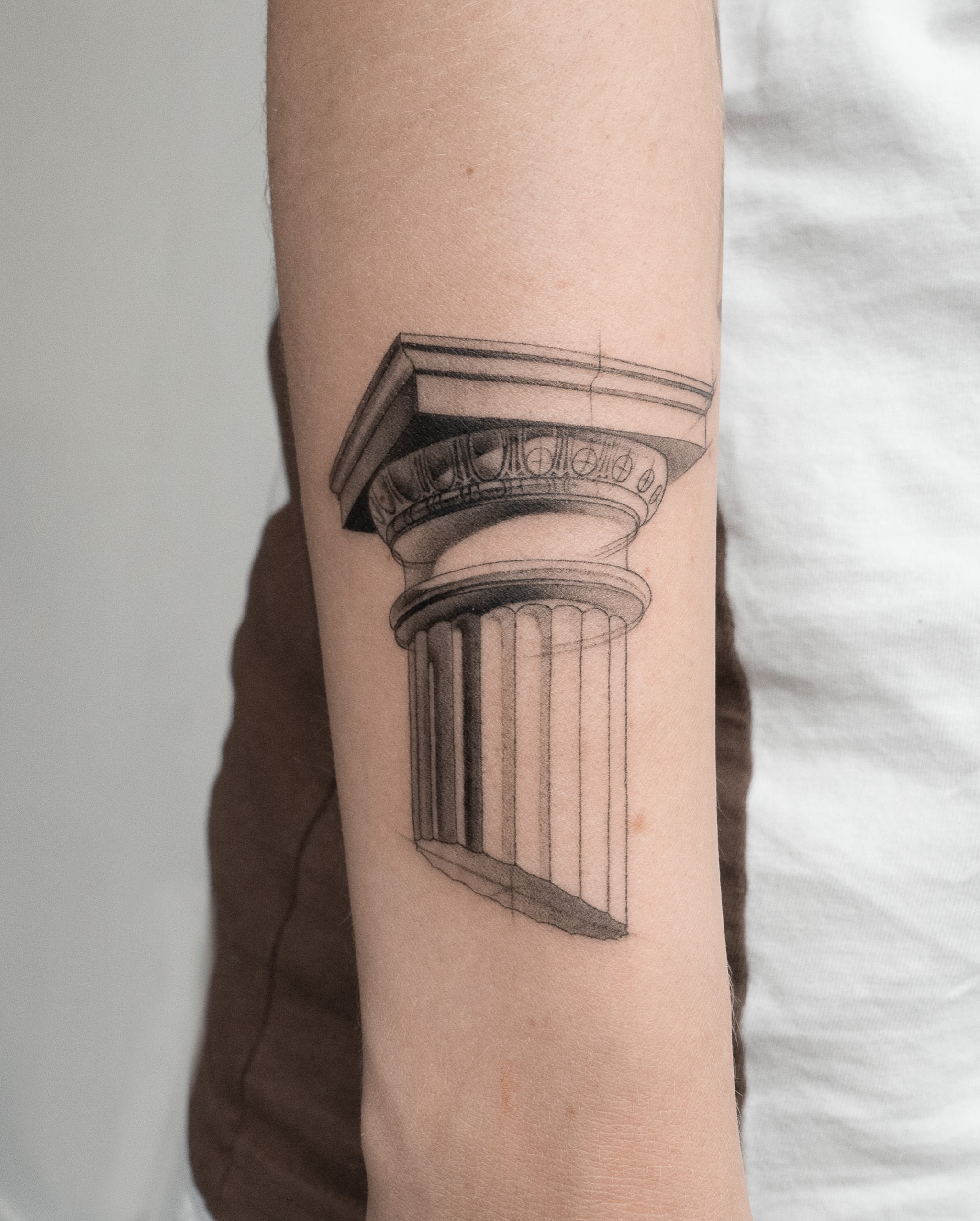 Tattoo by @lemontreeink — black_and_grey, realism