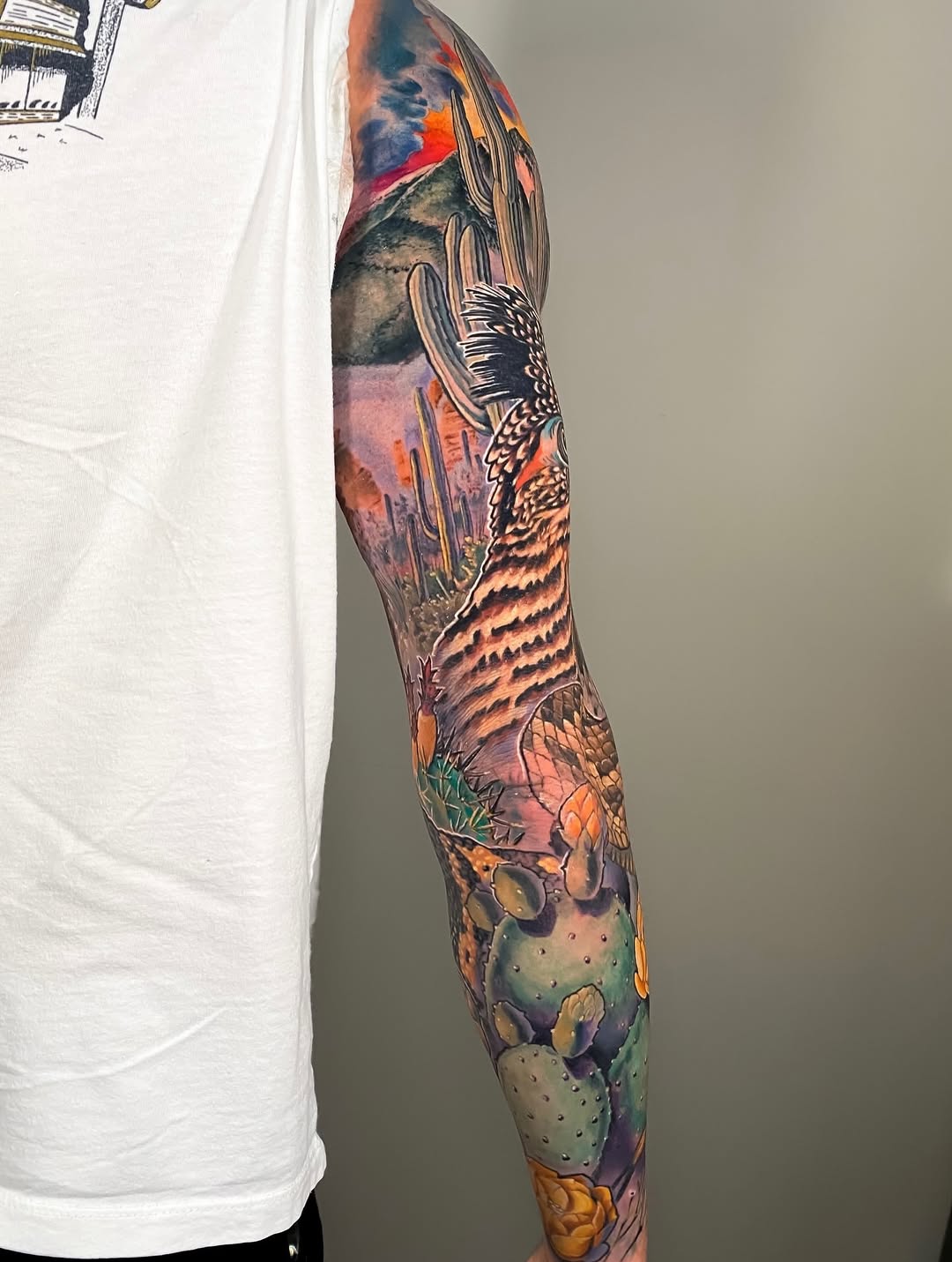 Tattoo by @ericjamestattooer — realism, trash_polka