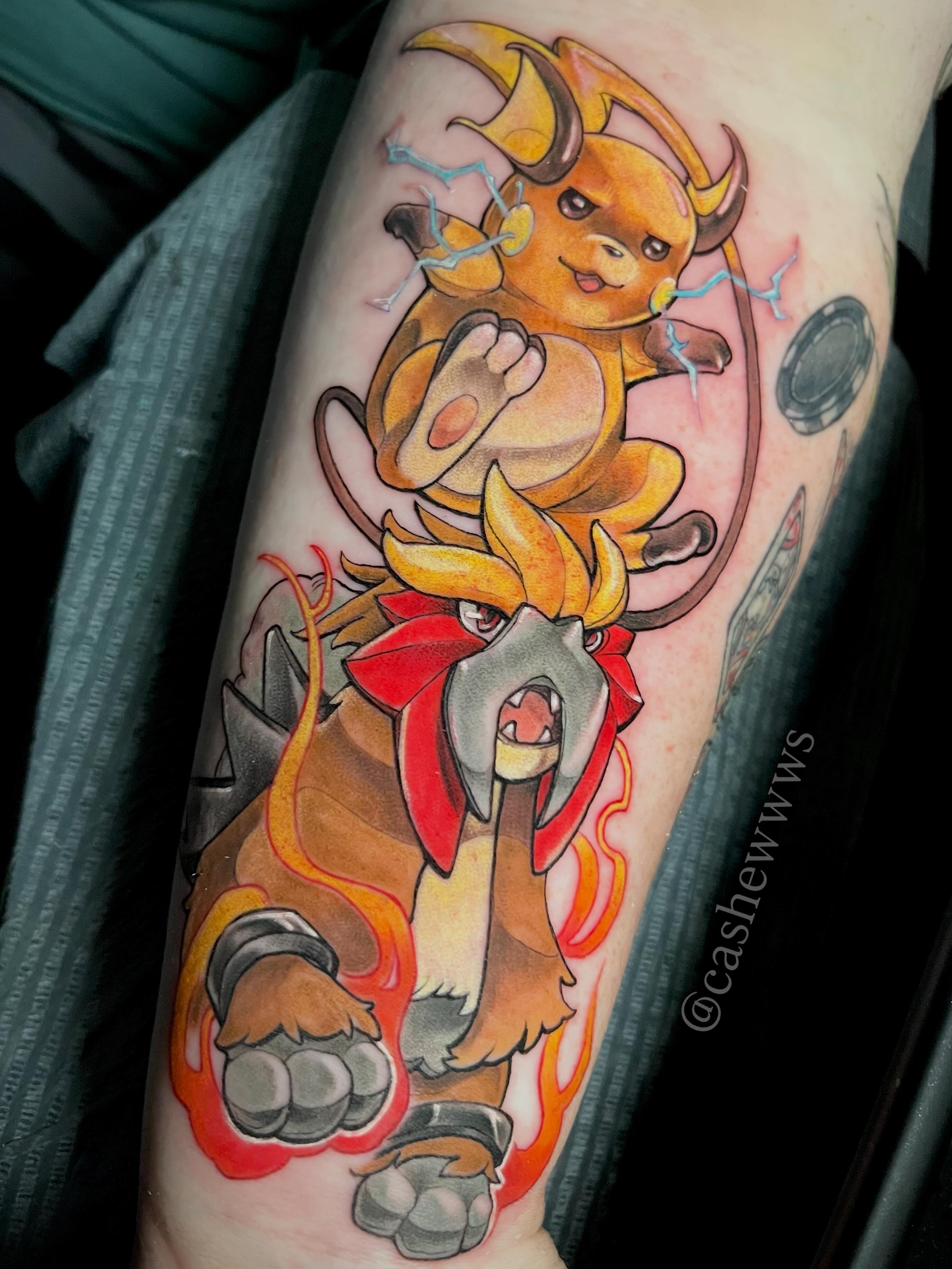 Tattoo by @cashewwws — new_school, anime