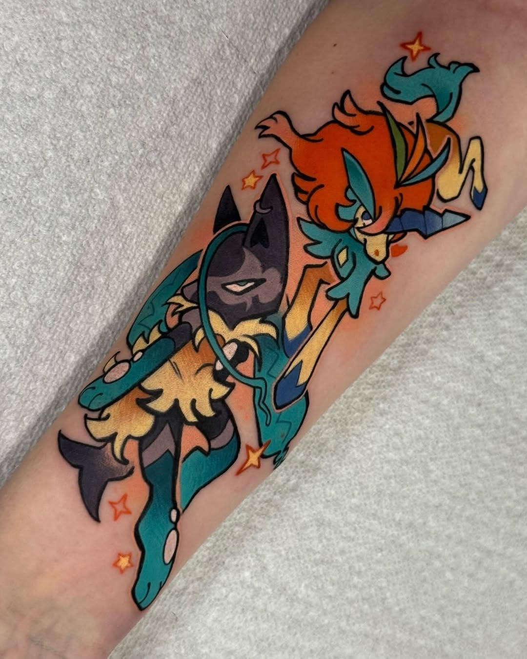 Tattoo by @clwnslvt β anime, new_school
