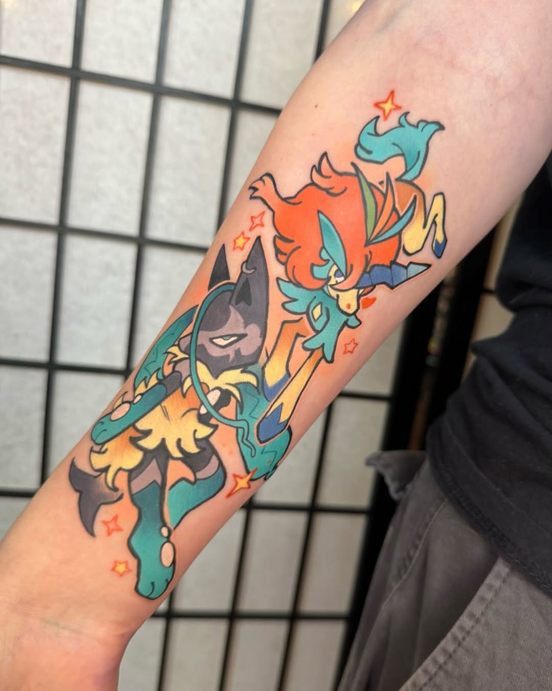 Tattoo by @clwnslvt β new_school, anime