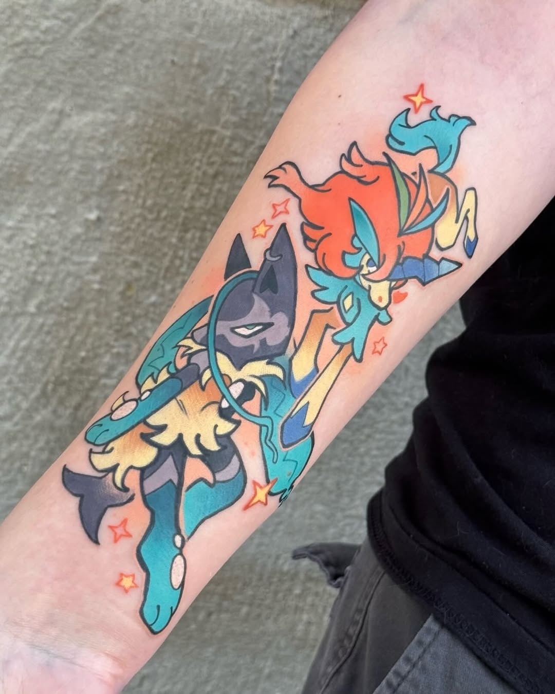 Tattoo by @clwnslvt β anime