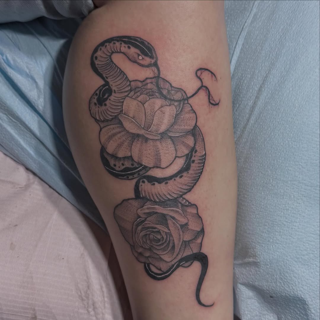 Tattoo by @matthattaway β black_and_grey, realism