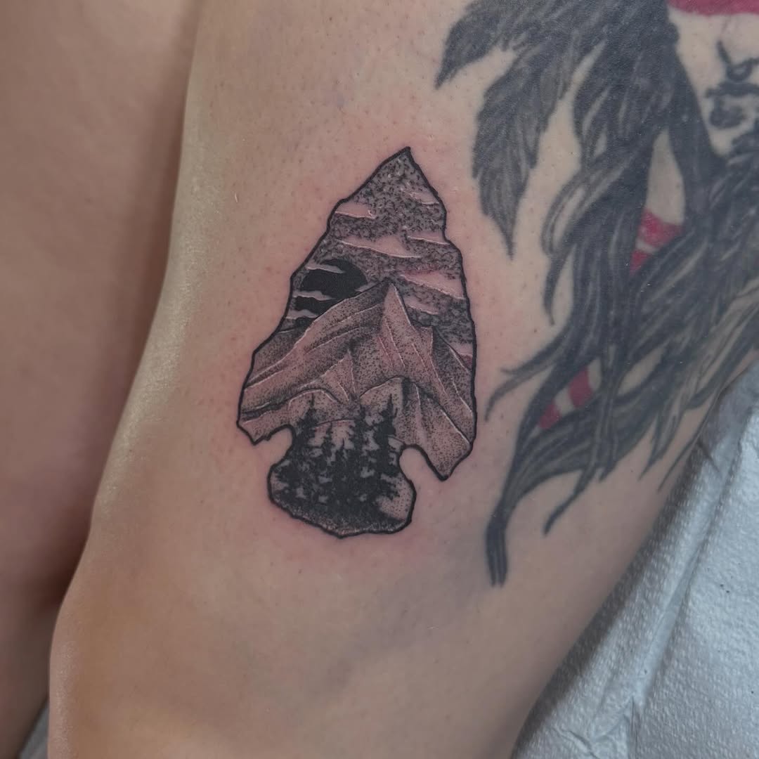 Tattoo by @matthattaway β dotwork, realism