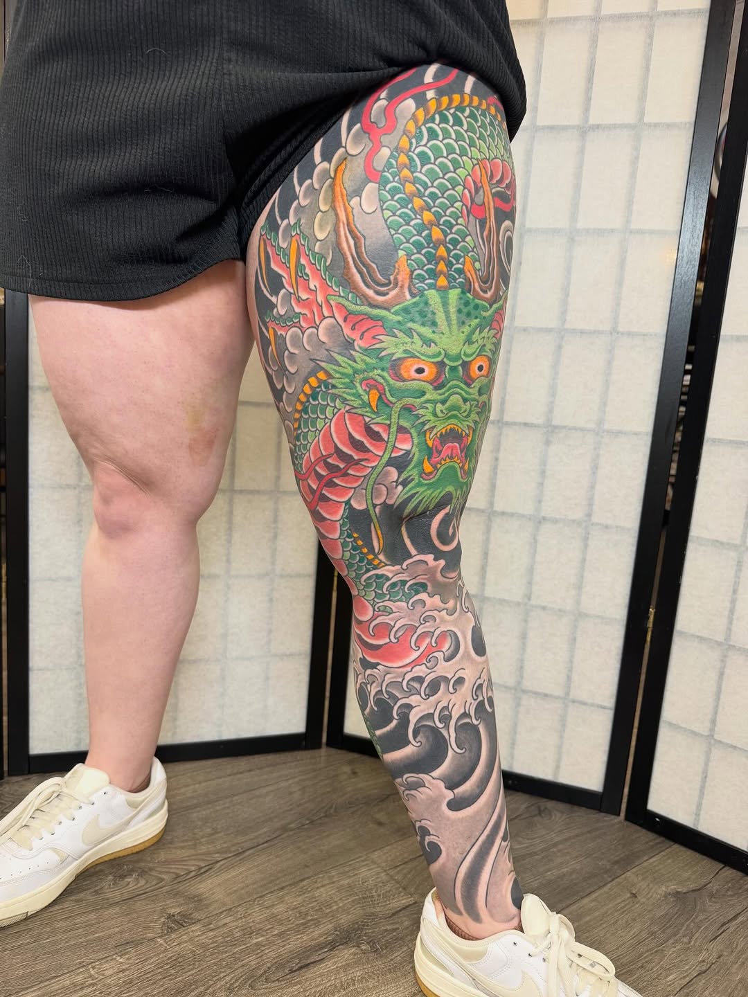 Tattoo by @etbennett_tattoo — japanese_irezumi, black_and_grey