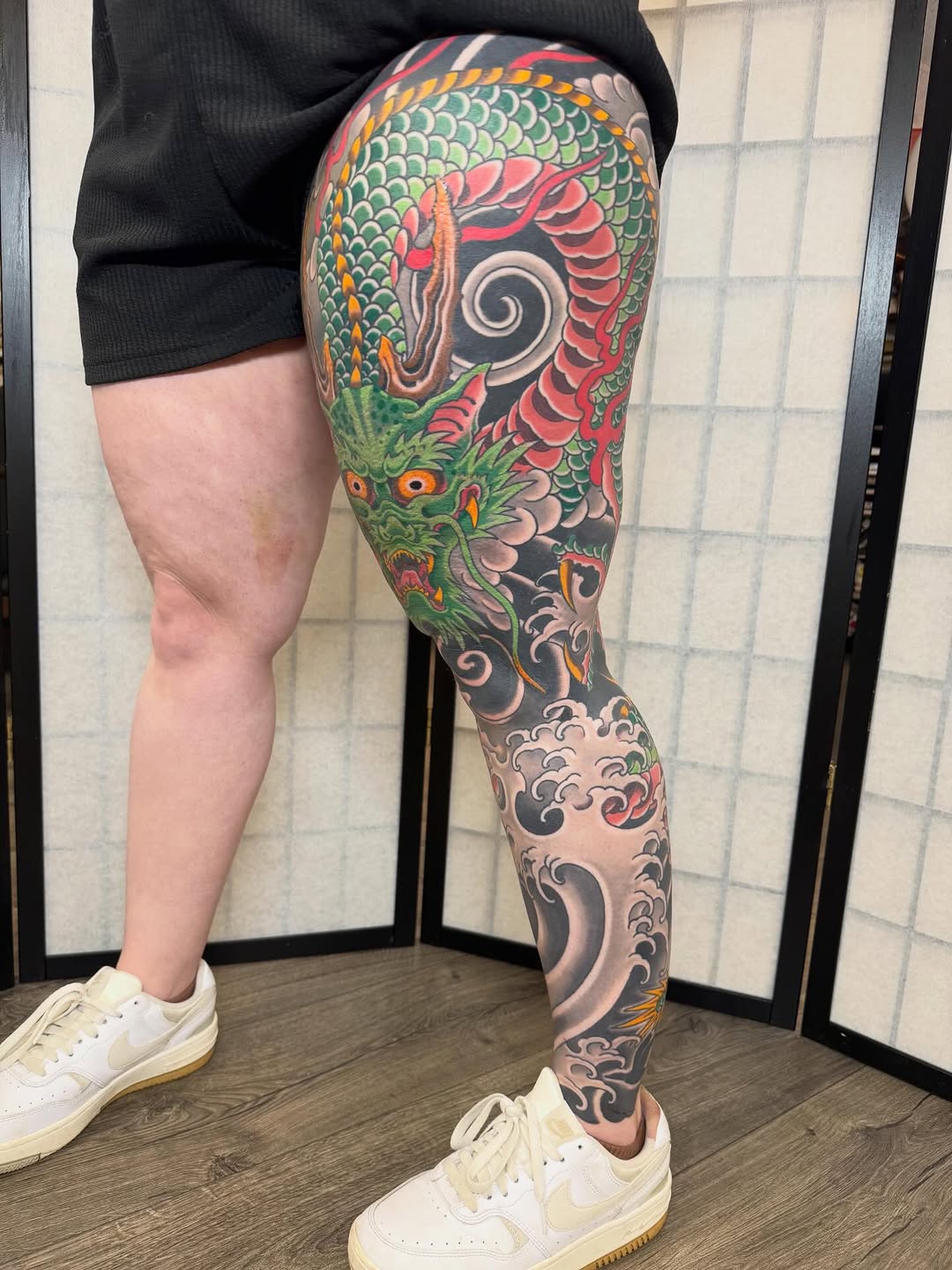 Tattoo by @etbennett_tattoo — japanese_irezumi, black_and_grey