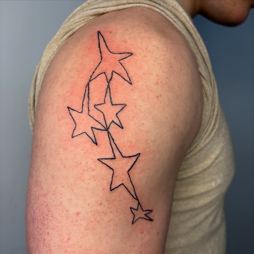 Tattoo by @seayalaterpirate — geometric