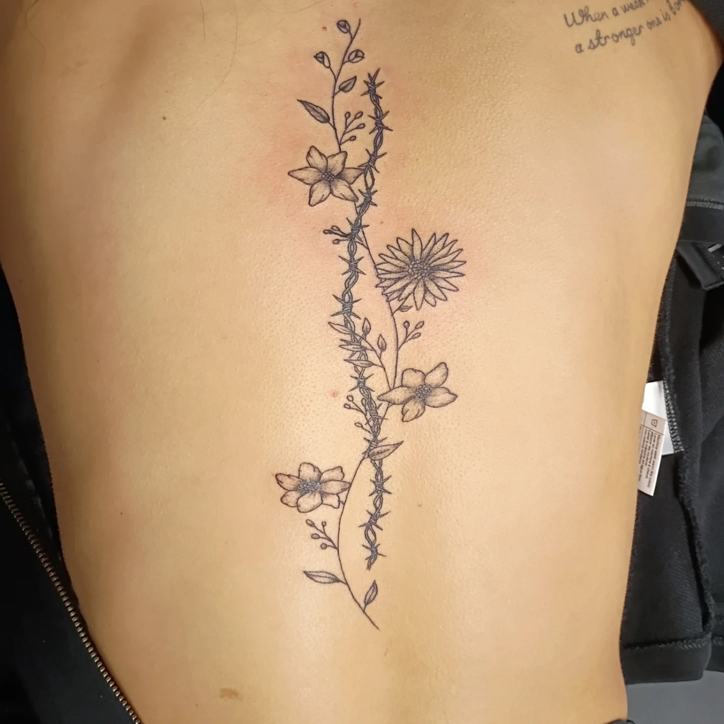 Tattoo by @mamabirdstattoos.piercings — black_and_grey