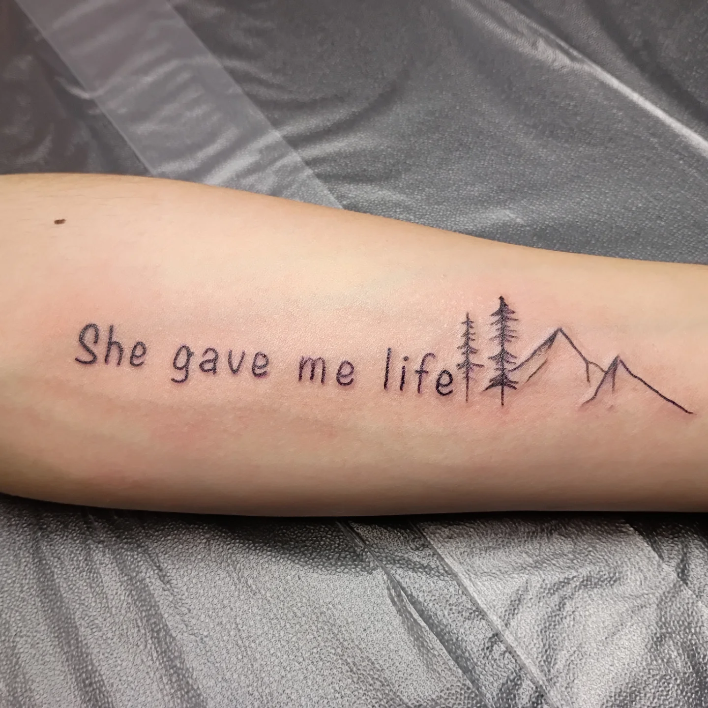 Tattoo by @mamabirdstattoos.piercings — lettering_script