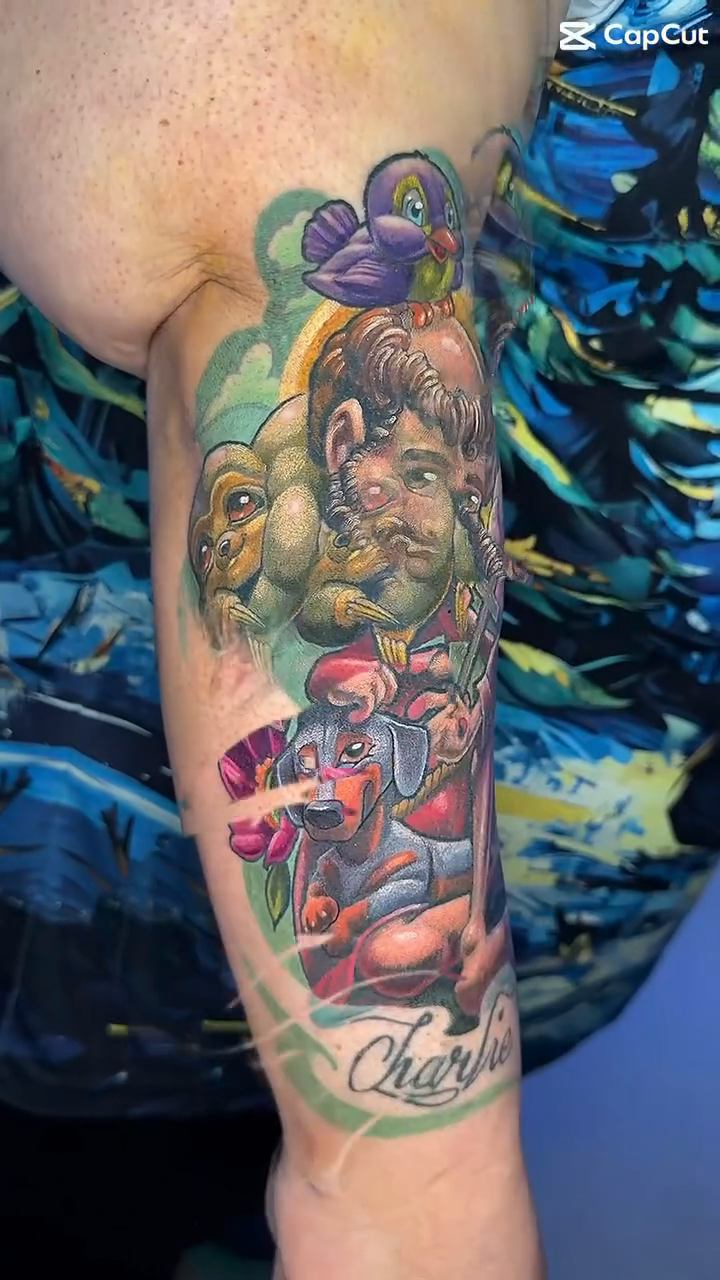 Tattoo by @aldo_gallegos — new_school, anime