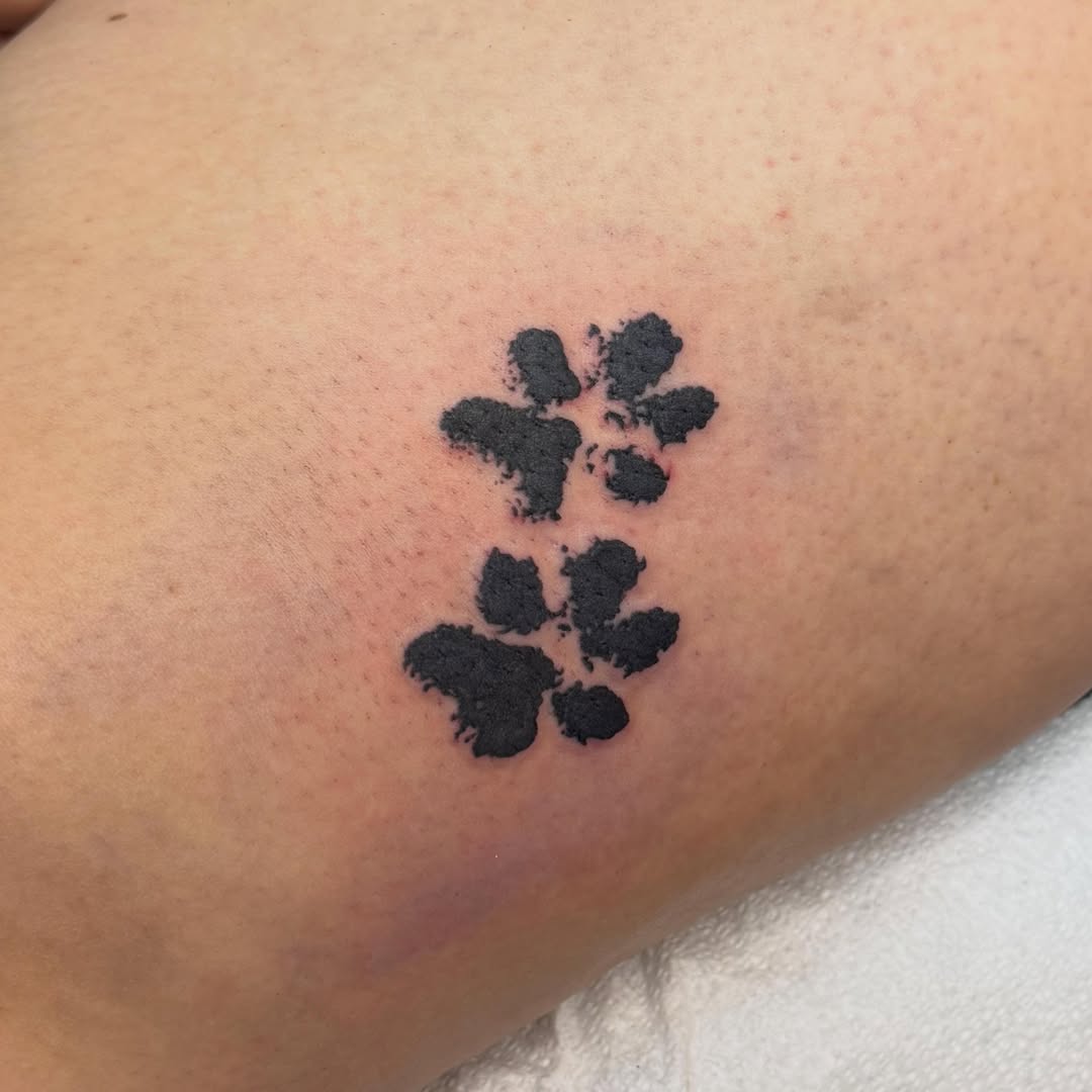 Tattoo by @meathookmanicure — dotwork