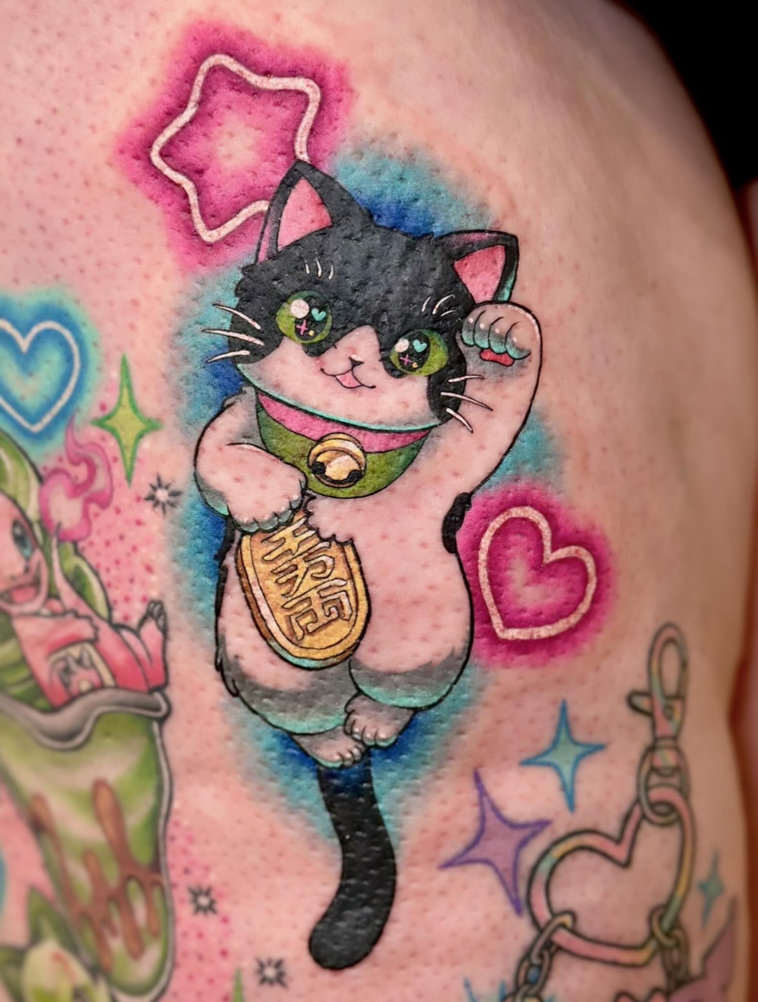 Tattoo by @jerritattoos — watercolor