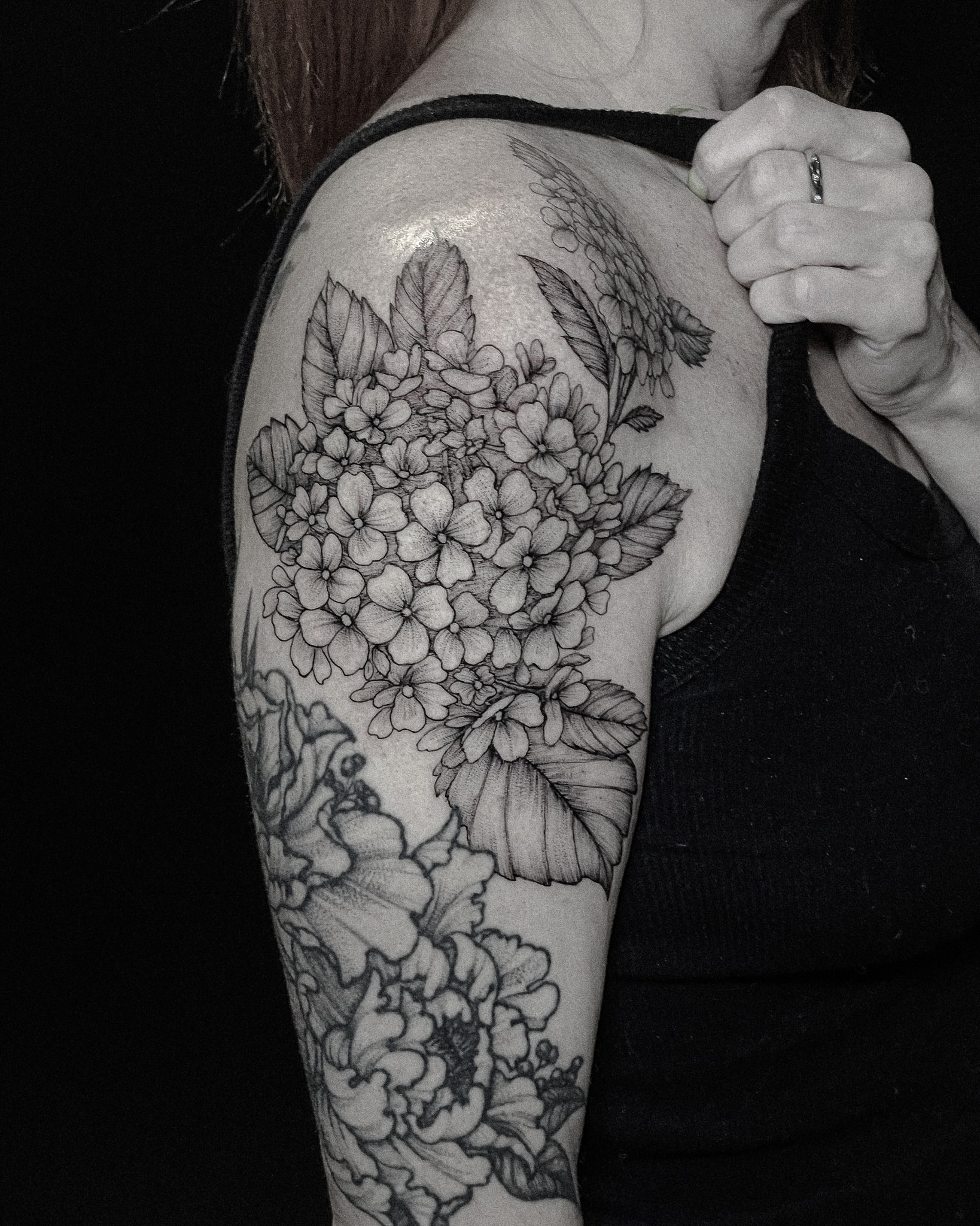 Tattoo by @inshvvn — black_and_grey, realism