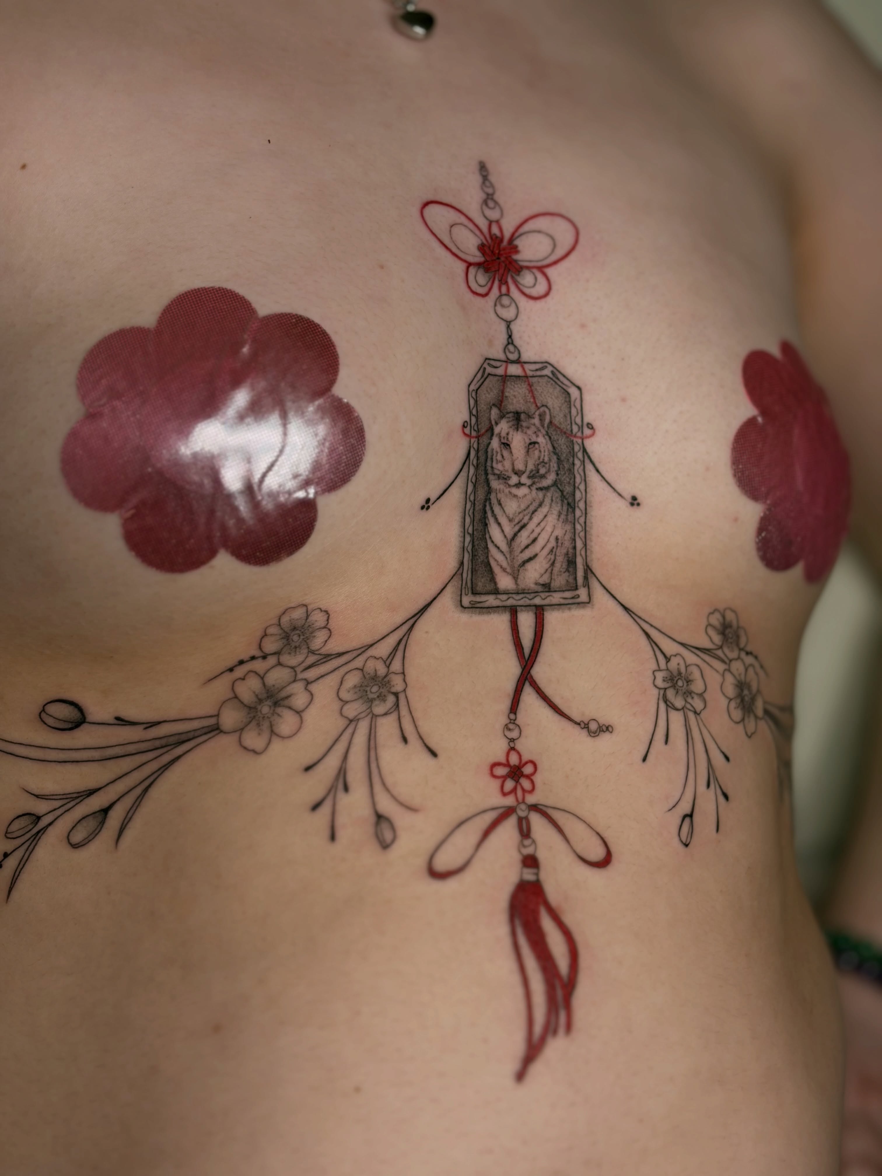 Tattoo by @fathertats โ japanese_irezumi, dotwork