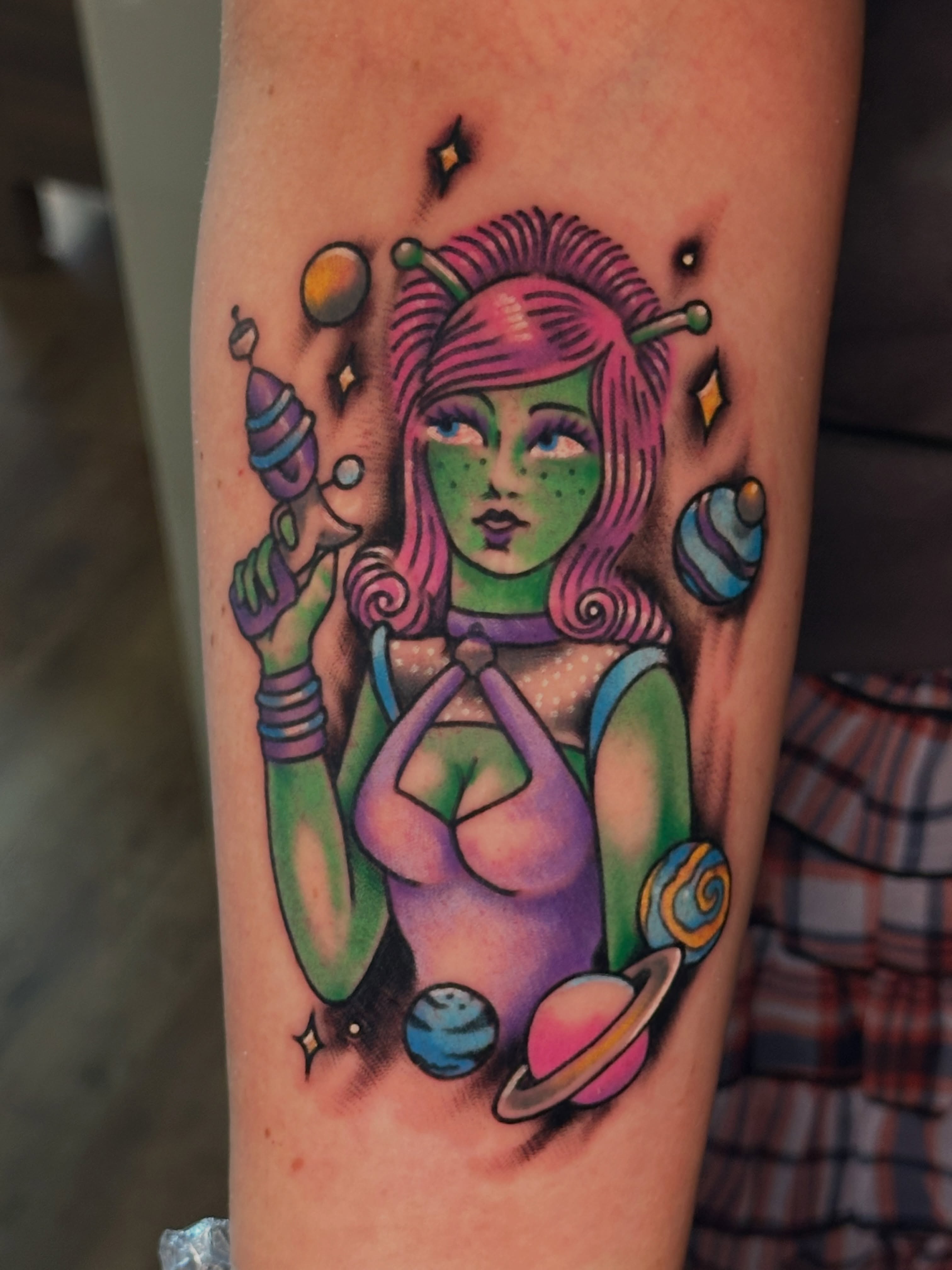 Tattoo by @terminatrixx — new_school, illustrative