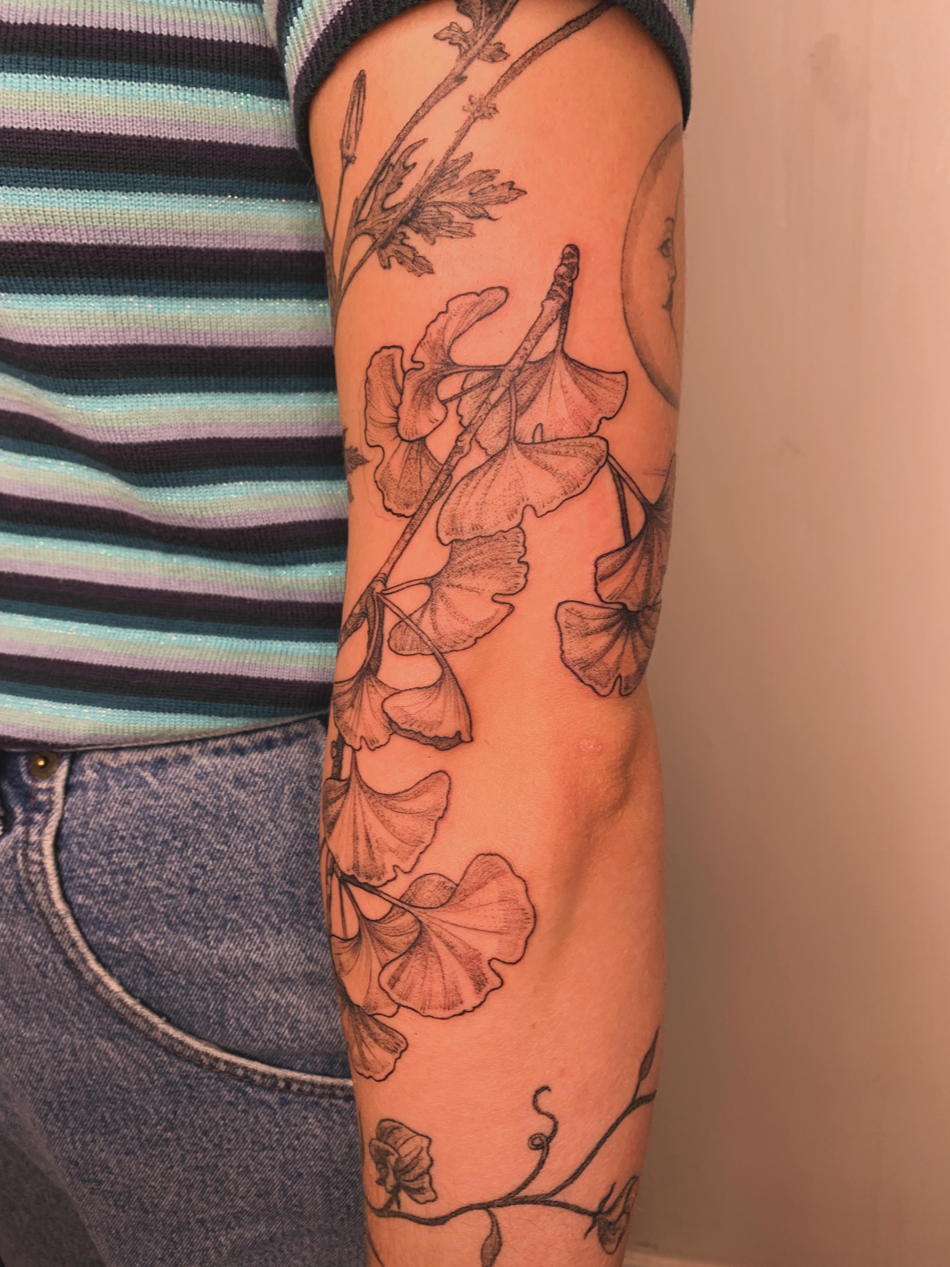Tattoo by @peripeteiah — black_and_grey