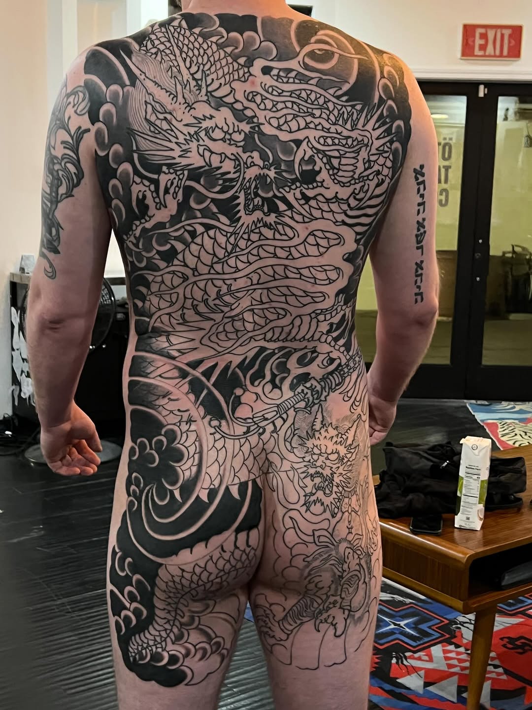 Tattoo by @kayle77 — japanese_irezumi, blackwork